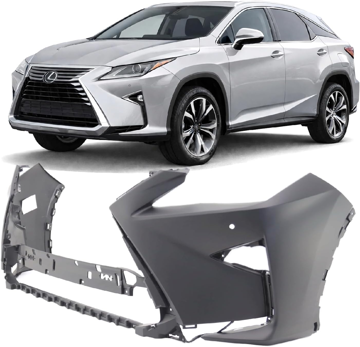 FitParts Compatible with Chevrolet Malibu 1997–2005 Front Bumper Cover