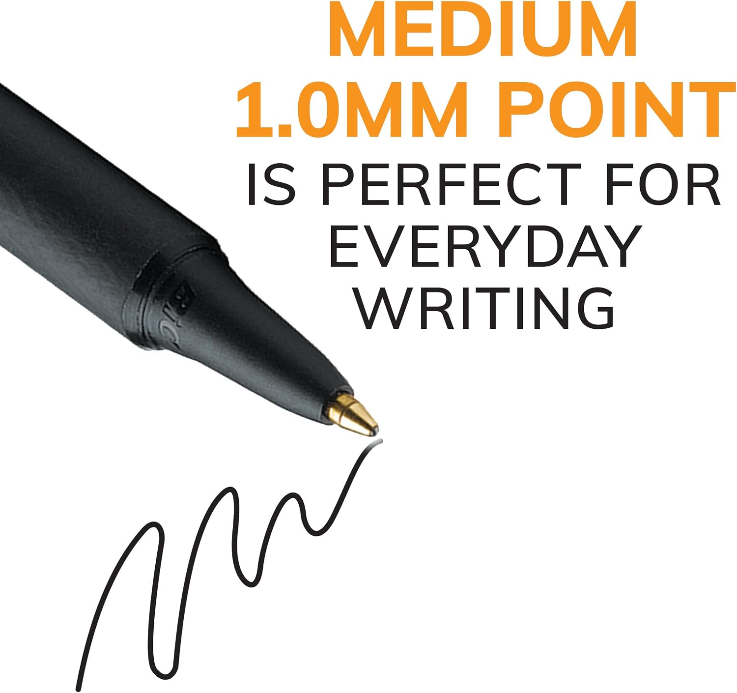 BIC Soft Feel Retractable Ballpoint Pen, 1.0 mm Medium Point, 36-Count | No-Slip Grip for Comfortable Writing | Smooth Ink Flow for Effortless Writing | Ideal for Students, Teachers, And Classrooms