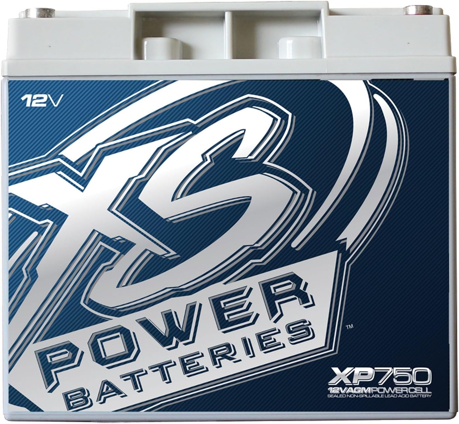 XS Power XP750 XP Series 12V 750 Amp AGM Supplemental Battery with M6 Terminal Bolt