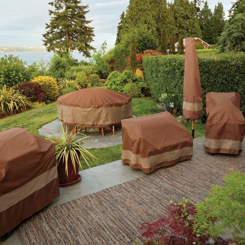 DUCKCOVERS Ultimate Waterproof 36 Inch Patio Chair Cover, Outdoor Chair Covers