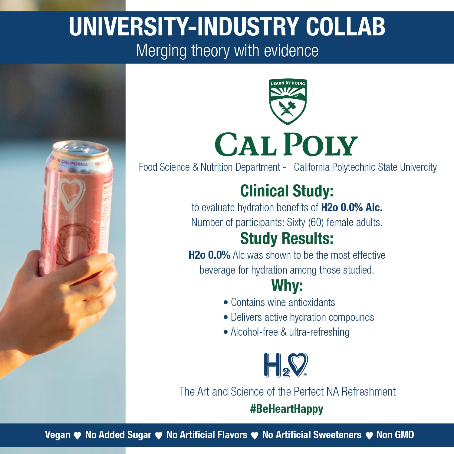 H2o - The Best Non Alcoholic Red Wine - Infused California Sparkling Refreshment, 0.0% Alcohol, (Pinot Noir, Pack of 4-12 Fl oz)