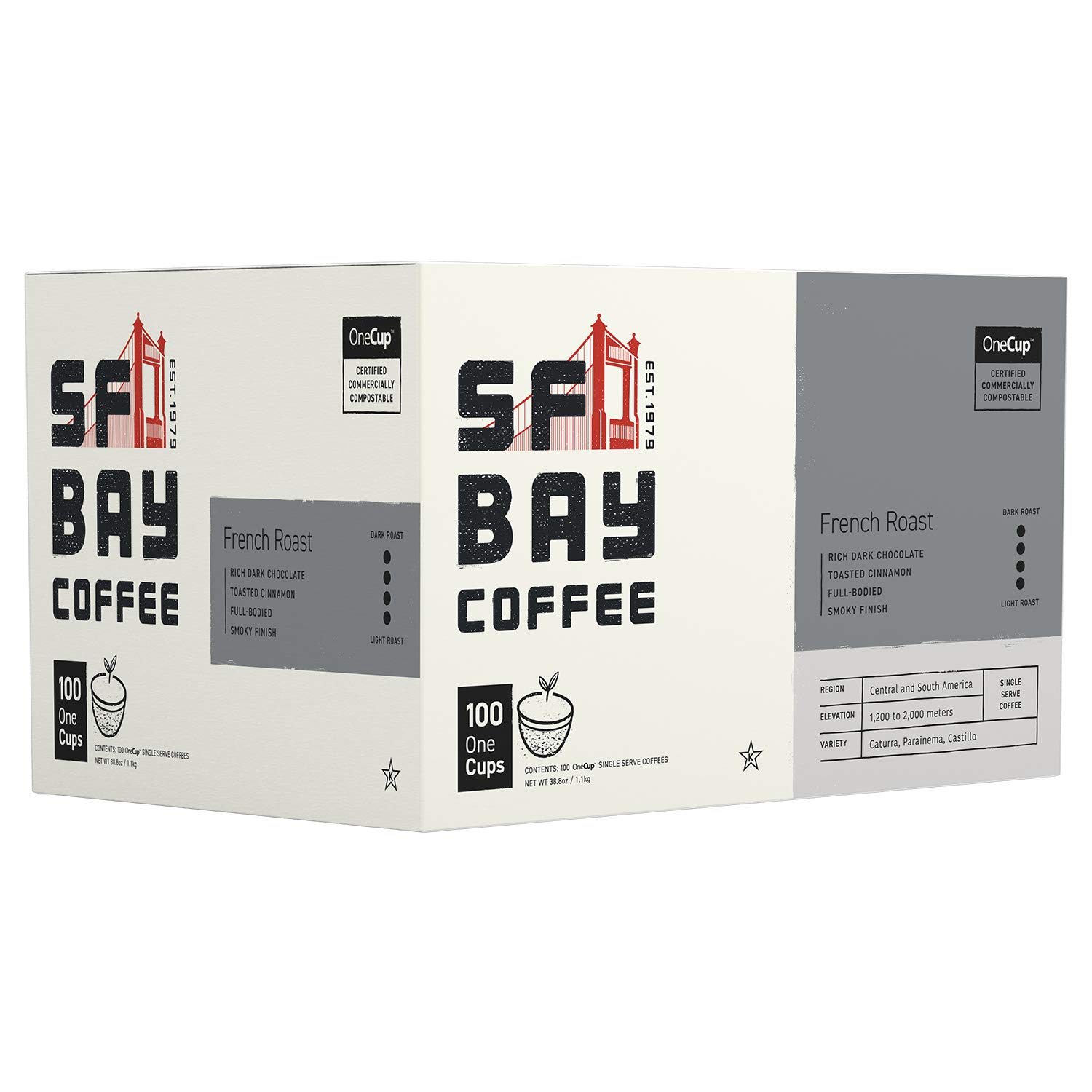 SAN FRANCISCO BAY FRENCH ROAST 24 ONE CUPS for Keurig K-Cup Brewers