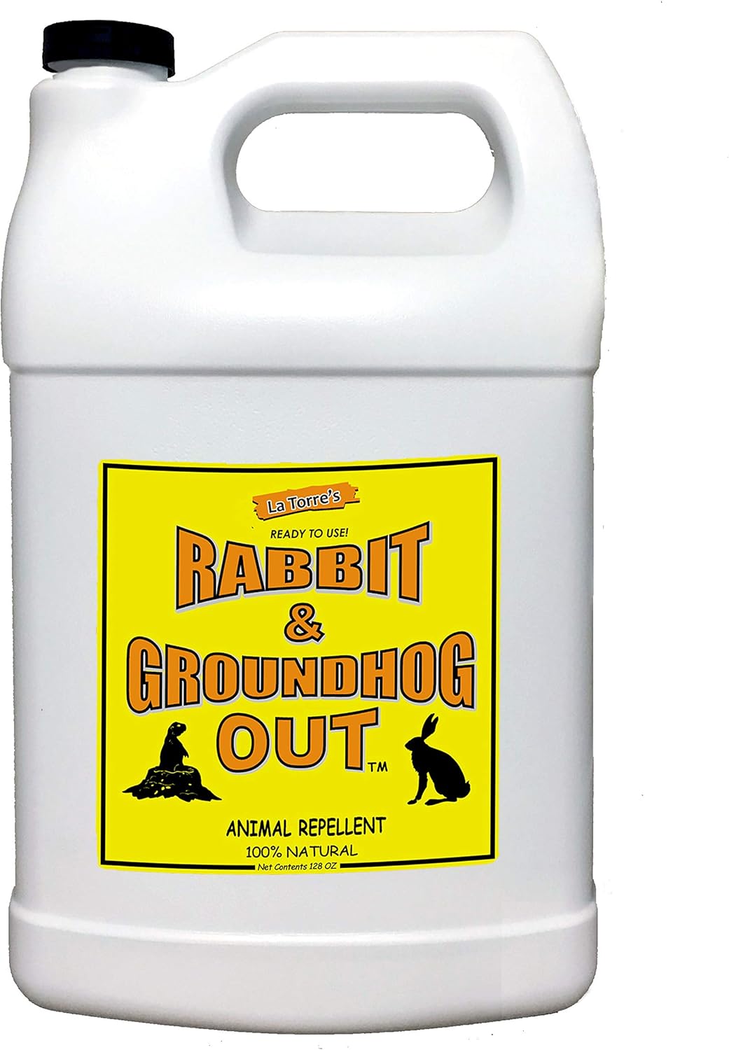 Rabbit & Groundhog Repellent: Rabbit Out 1 Gallon Ready-to-Use- (Refill) | * Sprayer NOT Included *, Rabbit Repellent