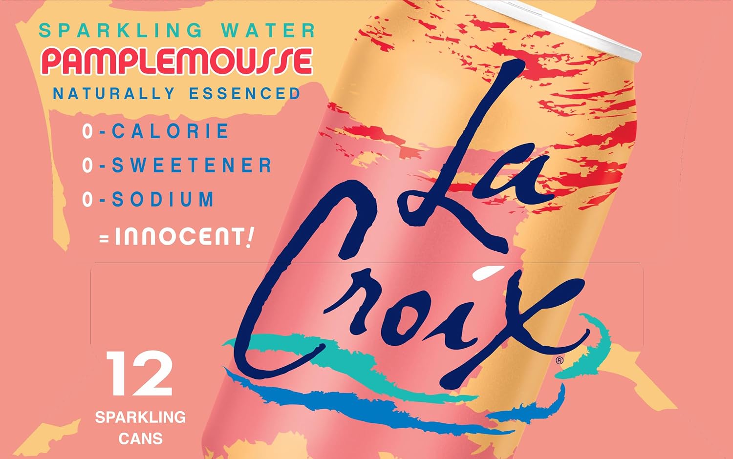 LaCroix Sparkling Water | Pineapple Coconut Flavor | 12-Pack | Naturally Essenced, Zero Calorie, Sodium Free | 12 Fl Oz Cans