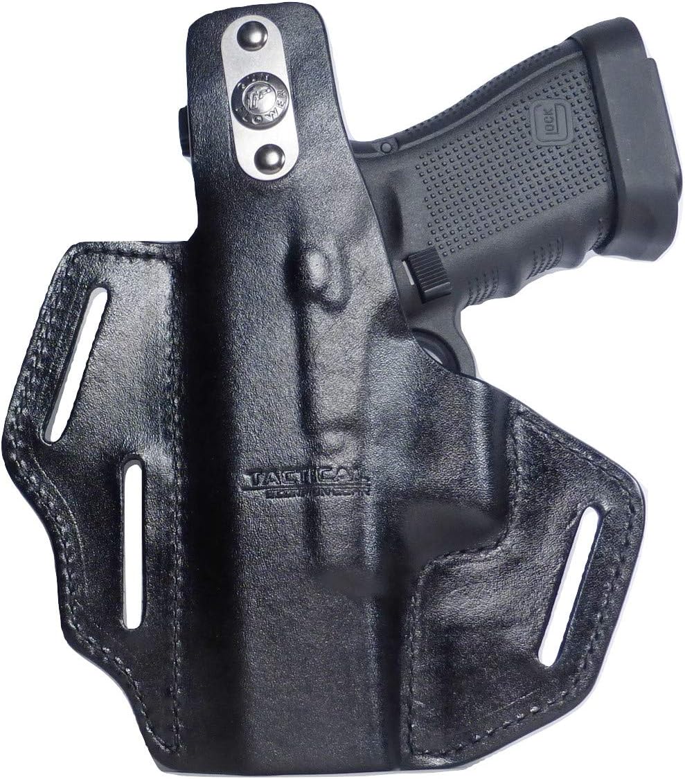 Tactical Scorpion Gear 3 Slot Leather Thumb Break Holster: fits Taurus Millennium G2 PT111 PT132 PT138 PT140 PT145 PT745 G2c