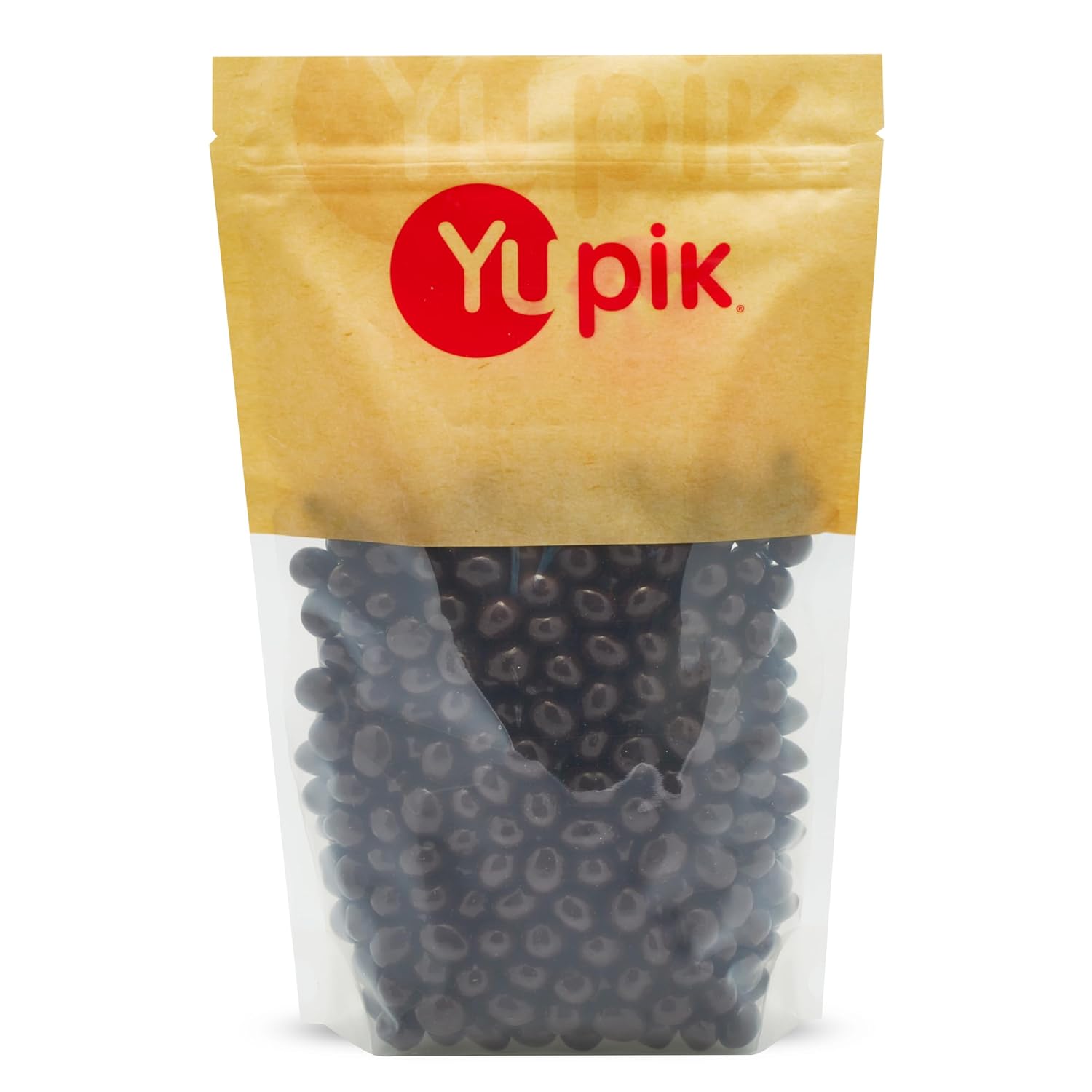 Yupik Dark Chocolate Covered Cherries, 60% Cacao, 2.2 lb (35.2 oz), Kosher, Dried Fruits, Dried Cherries Dipped in Rich Dark Chocolate, Smooth & Chewy, Chocolate Candy, Sweet Snacks