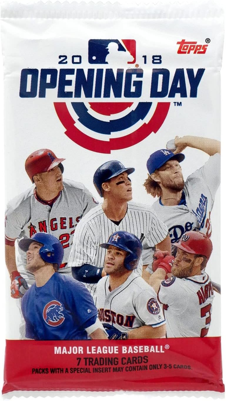 Topps 2018 Opening Day Baseball Factory Sealed Trading Card Pack