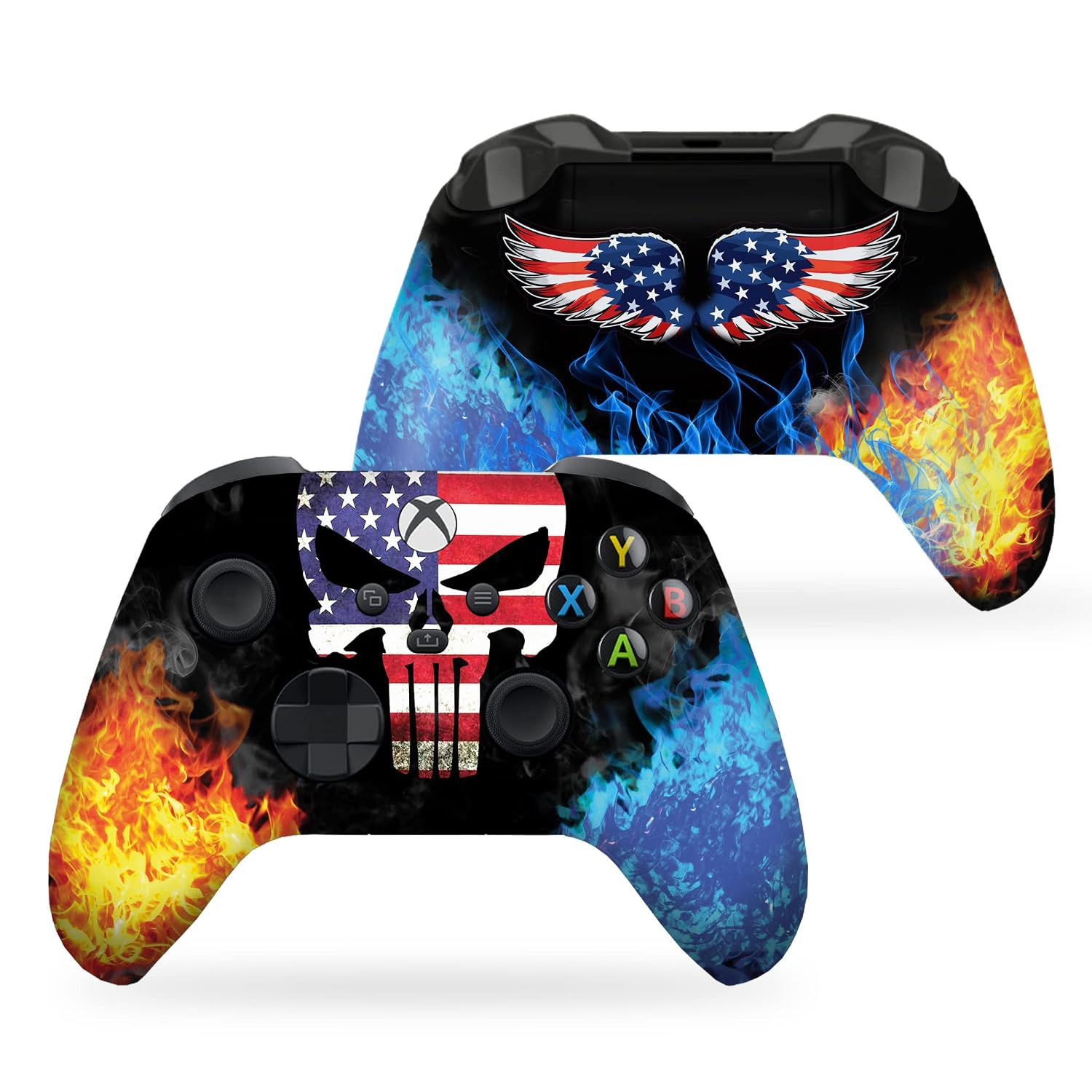 DreamController Green Weed Grass Custom X-box Controller Wireless compatible with X-box One/Series X/S Proudly Customized in USA with Permanent
