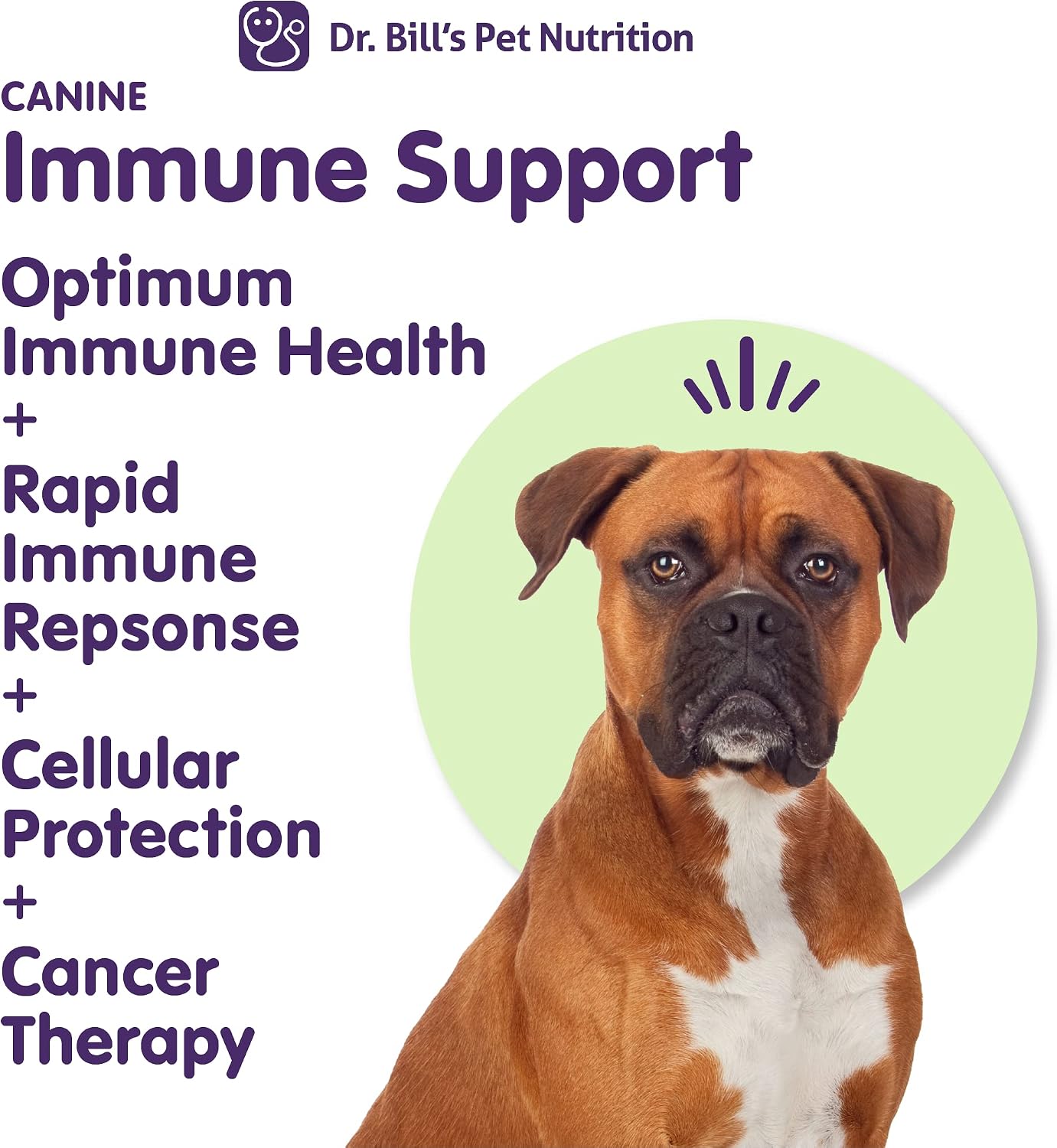 Dr. Bill’s Canine Immune Support | Boosts Dog Immunity and Health with Colostrum, Beta Glucan, Turkey Tail Mushroom