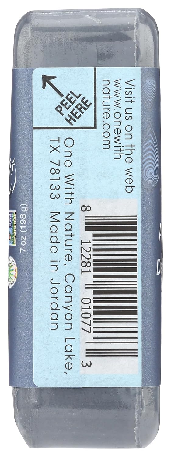 One With Nature Activated Charcoal Bar Soap, 7 OZ