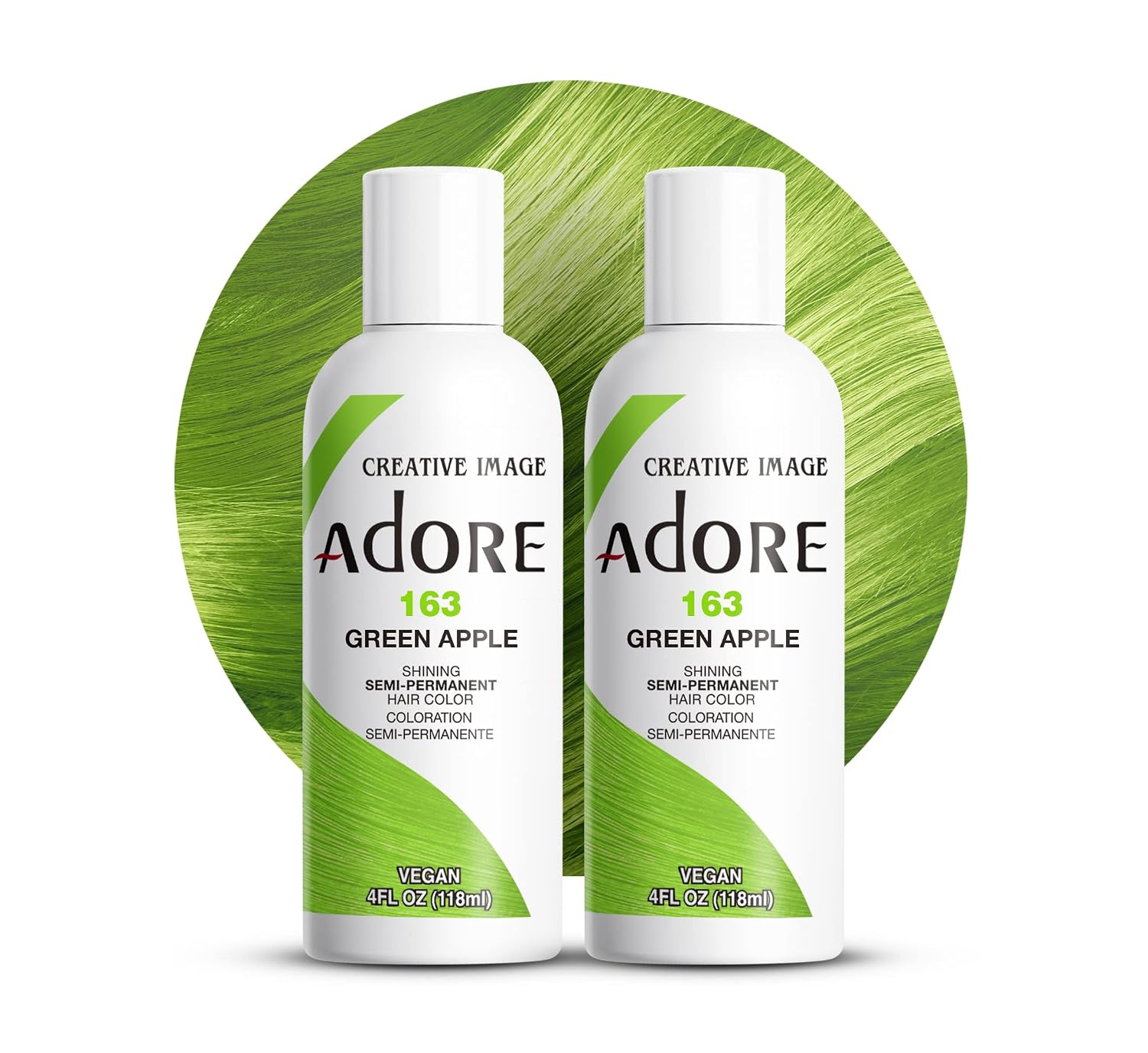 Adore Semi Permanent Hair Color, 107 Mocha, 4 Fl Oz | Vegan & Cruelty-Free Brown Hair Dye | No Ammonia, No Peroxide, No Alcohol