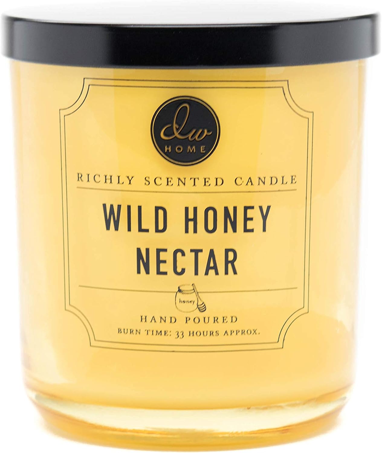 DW Home Vanilla Bean Scented Candle for Home, 15 oz, Large Double Wick Candle Jar, Up to 56H Burn Time, Luxury Scented Candle for Relaxation, Gifting, Home Decor