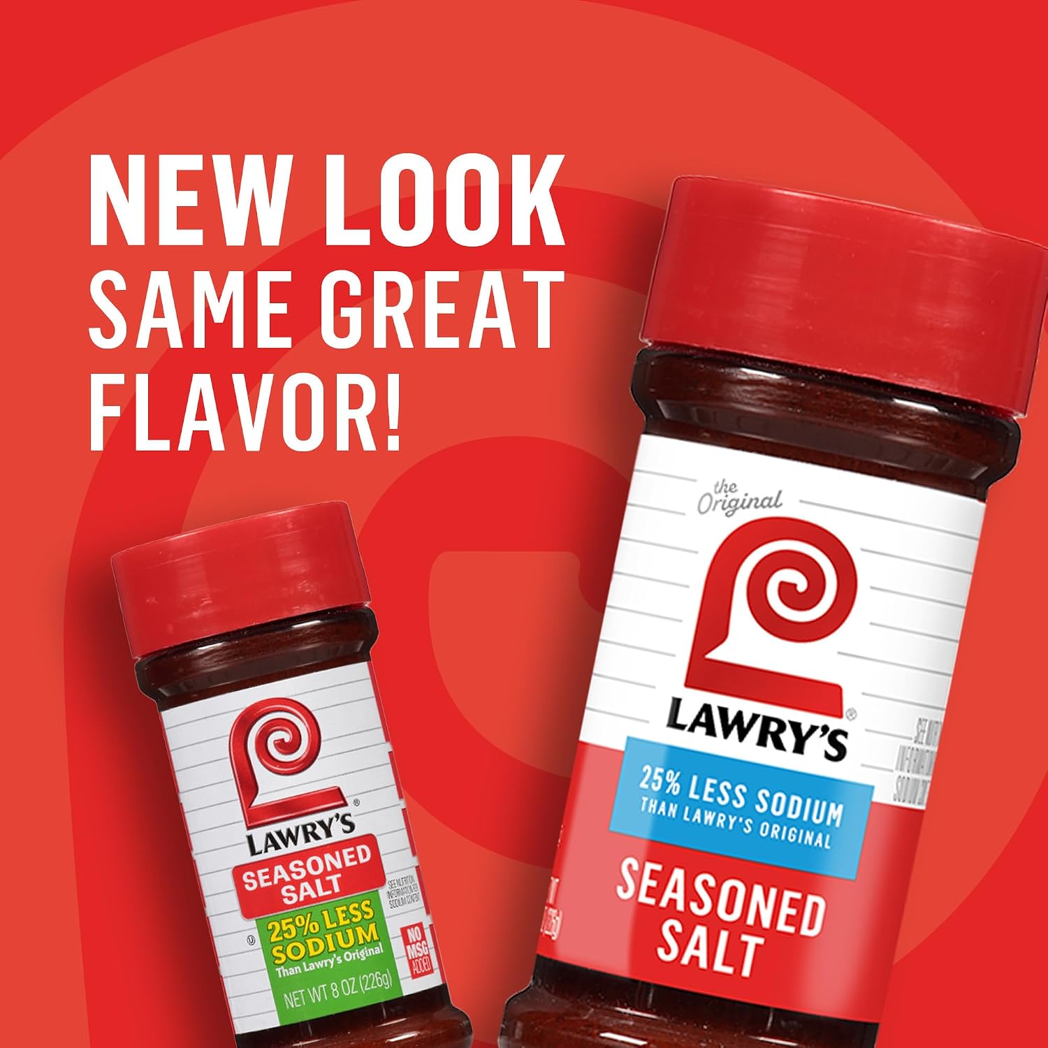 Lawry’s Seasoned Salt, 25% Less Sodium, No MSG Added, Kosher Certified, Staple, Versatile, All-Purpose Seasoning to Shake on Beef, Pork, or Poultry, 8 oz