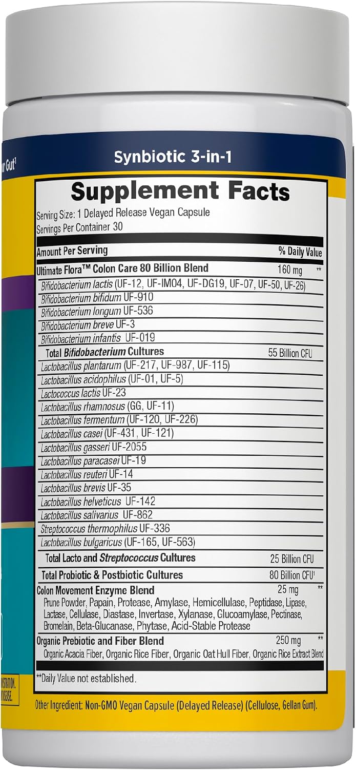 Renew Life Ultimate Flora Probiotic 80 Billion CFU | 31 Strains