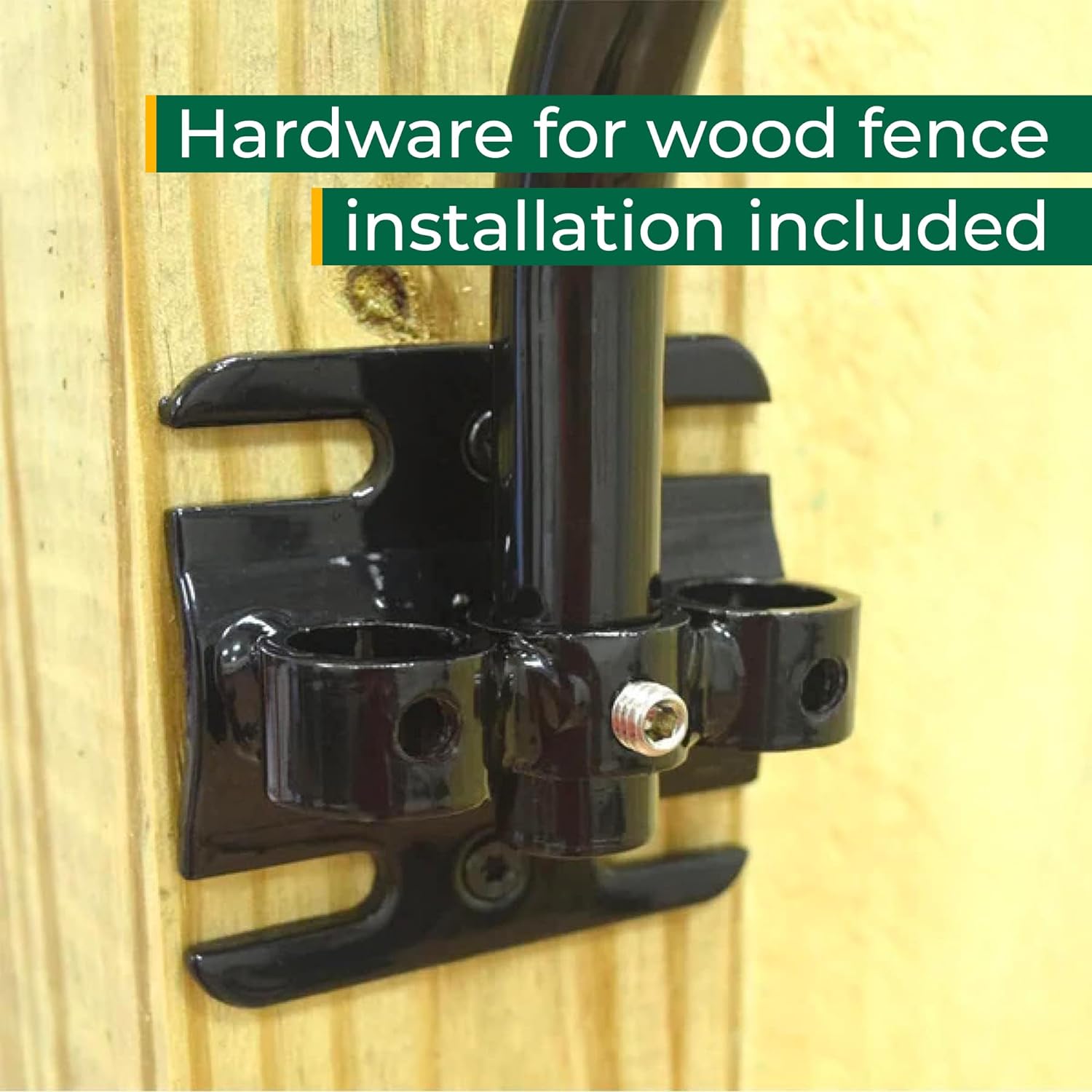 PURR…FECT Fence Conversion System for Cats - Cat-Proof Steel Toppers for Existing Outdoor Fencing, Containment Barrier For Wood, Chain Link, Metal