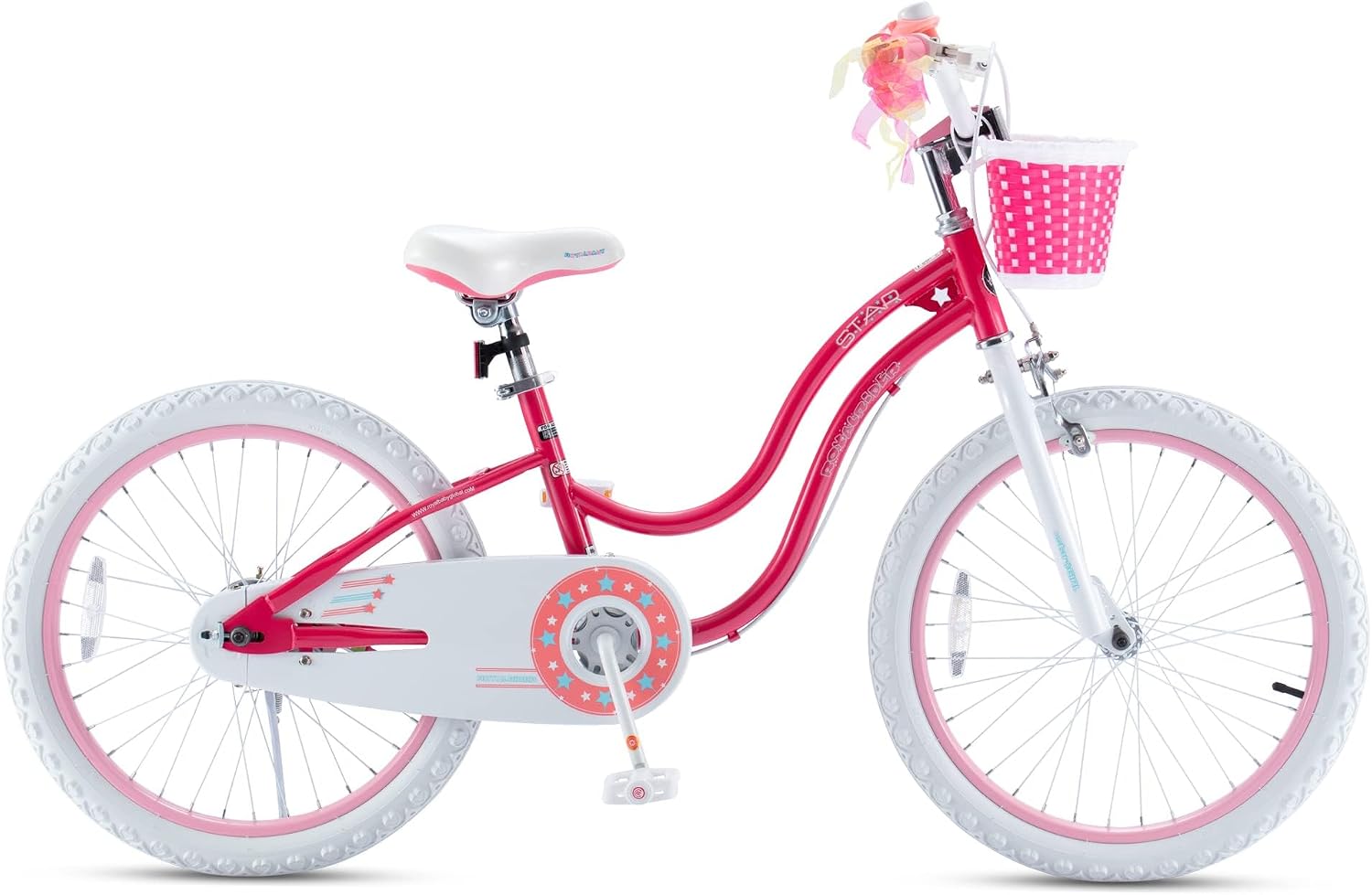 RoyalBaby Girls Bike Classic & EZ Kids Bike, Balance and Pedal Bicycle, 12 14 16 18 20 Inch Toddlers to Big Kids 3-10 Years