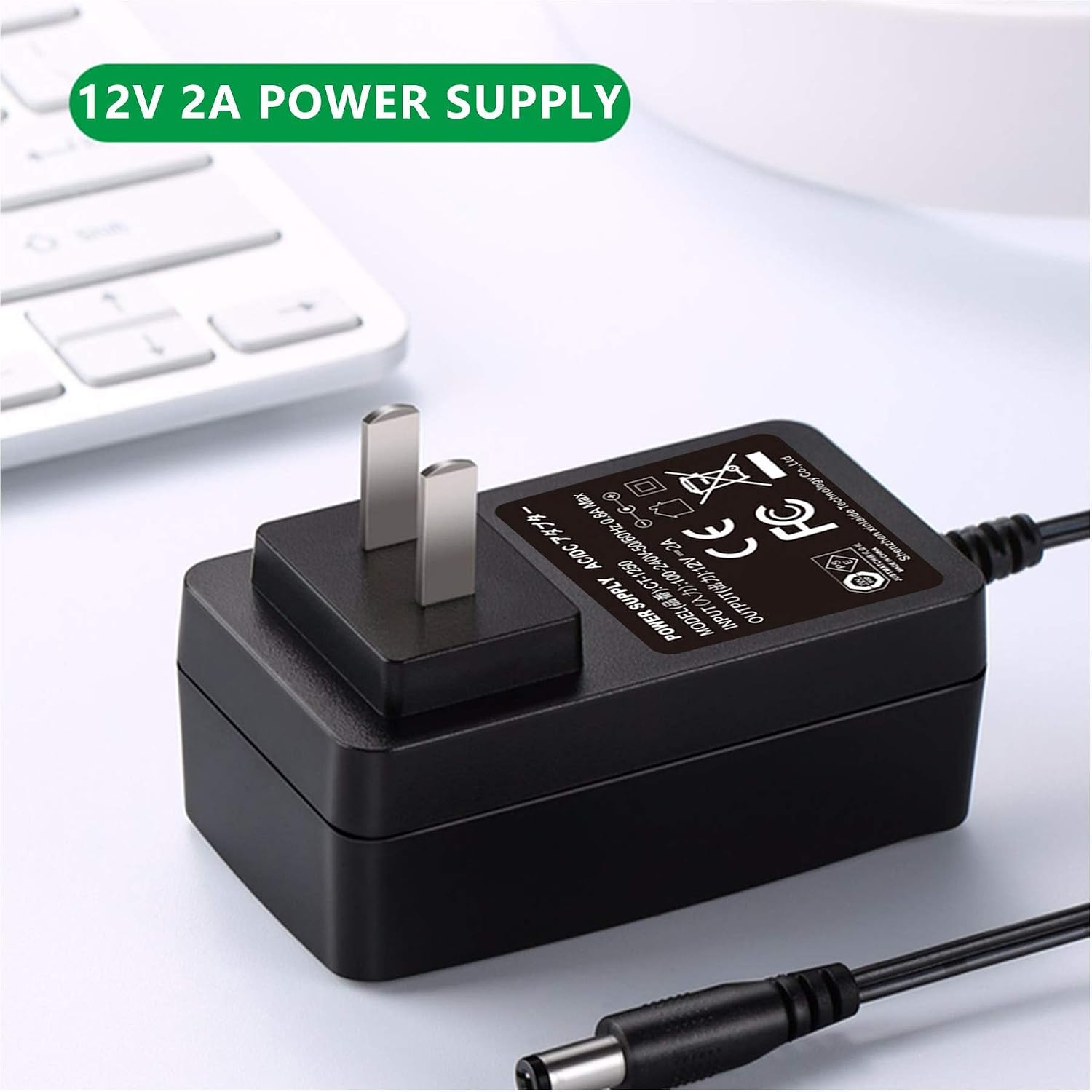 12V Power Cord Compatible with Soclean 2 CPAP Power Supply PNA1210 Sanitizer Equipment
