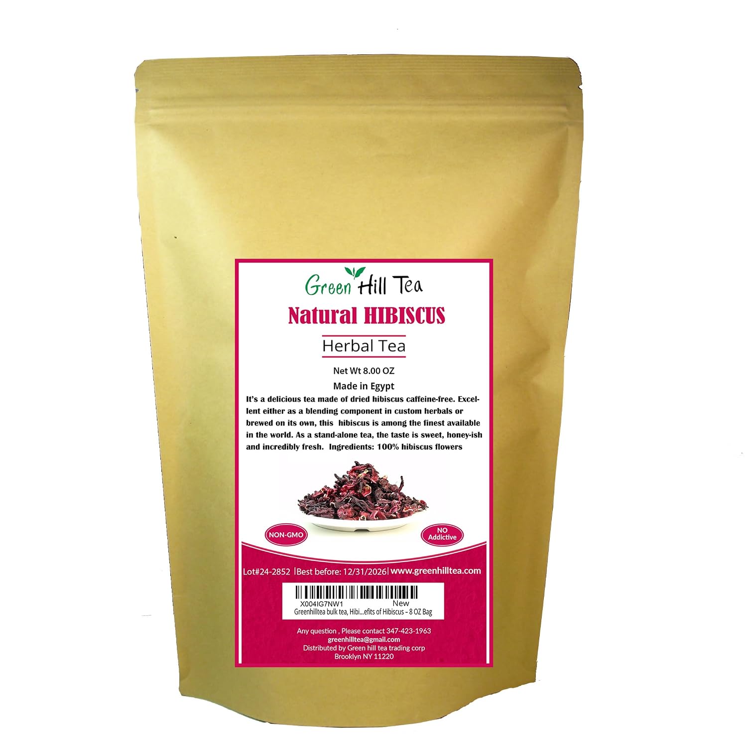 Green Hill Tea Osmanthus Flower Dried – Premium– Fragrant Osmanthus Dried Flowers -Loose Leaf Tea – 100% Pure, Natural, Non-GMO – Great for Brewing, Baking & Infusions 4 OZ
