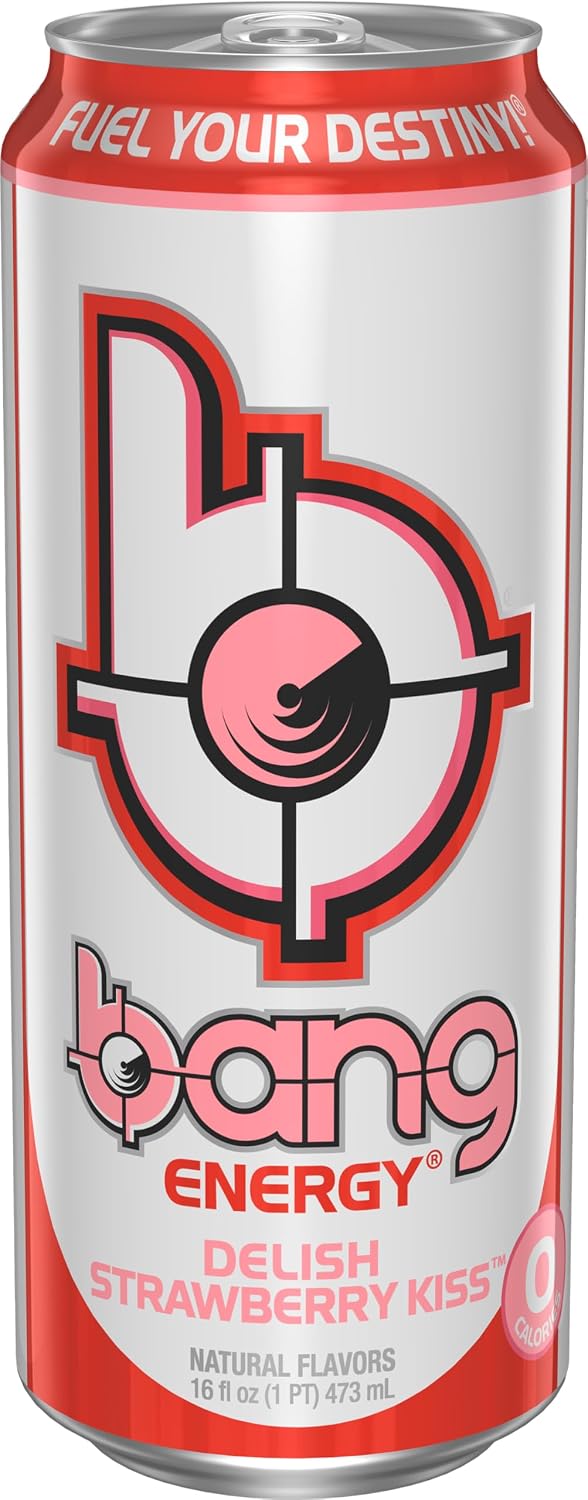 Bang Energy Blue Razz, Sugar-Free Energy Drink, 16-Ounce | Pack of 12