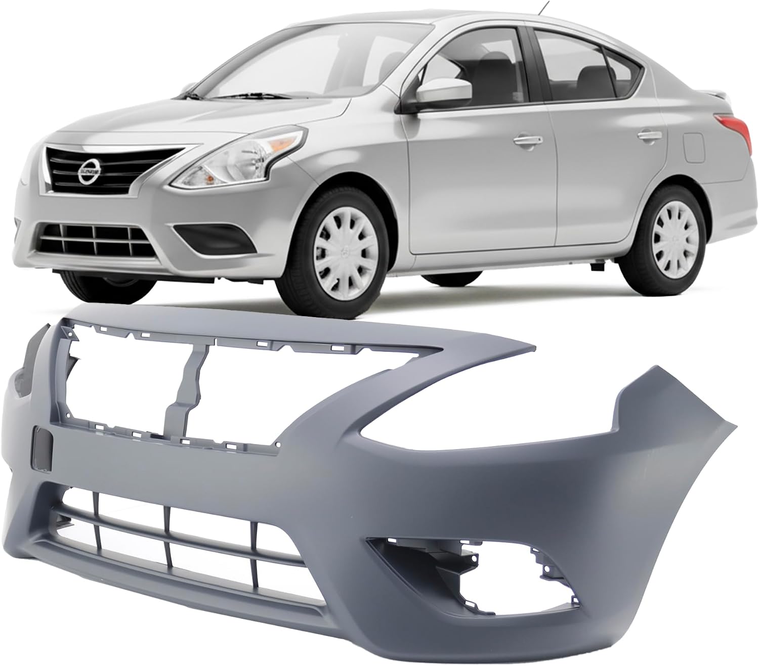 FitParts Compatible with Chevrolet Malibu 1997–2005 Front Bumper Cover