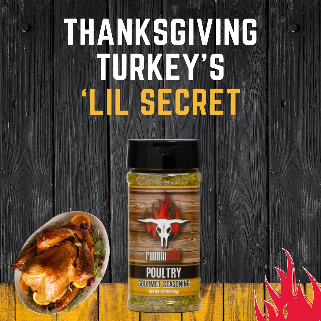 Gourmet Honey BBQ Rub & Seasoning – Delicious Sweet & Smoky Flavor for Pork, Chicken, Ribs & Salmon | Premium BBQ Dry Rub | Runnin’ Wild Foods