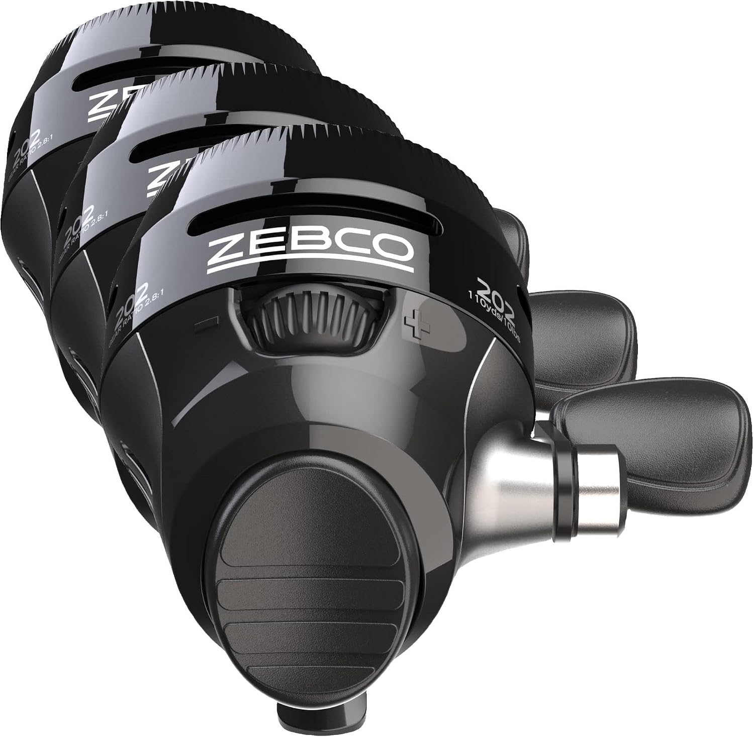 Zebco 202 Spincast Fishing Reel, Right-Hand Retrieve, Durable All-Metal Gears, Stainless Steel Pick-up Pin, Pre-Spooled with 10-Pound Zebco Fishing Line,