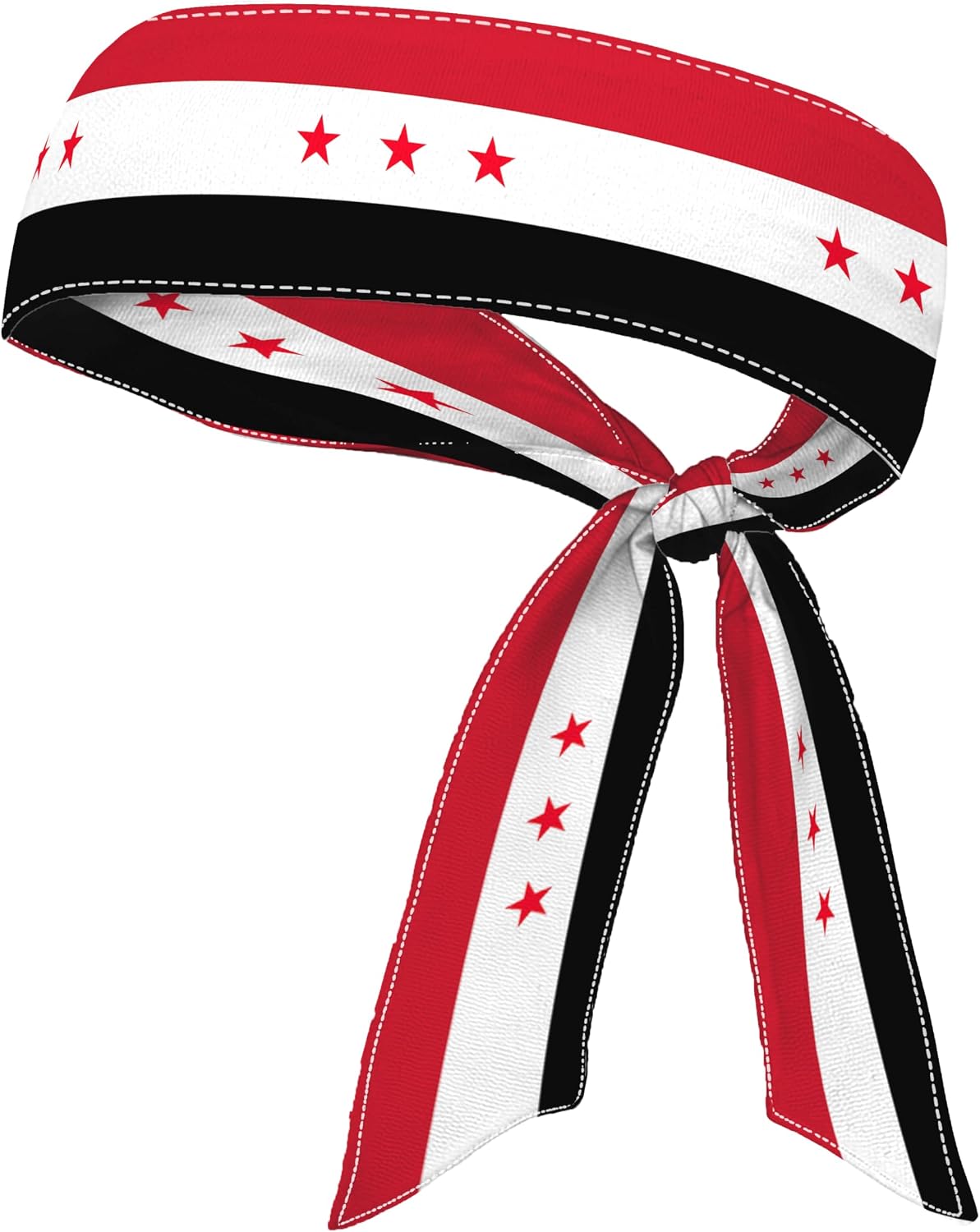 Tie Headbands for Men Women,Pattern Gymwrap,Gym Workout Adjustable Non-Slip Sweatbands for Running,40 X 2.4In
