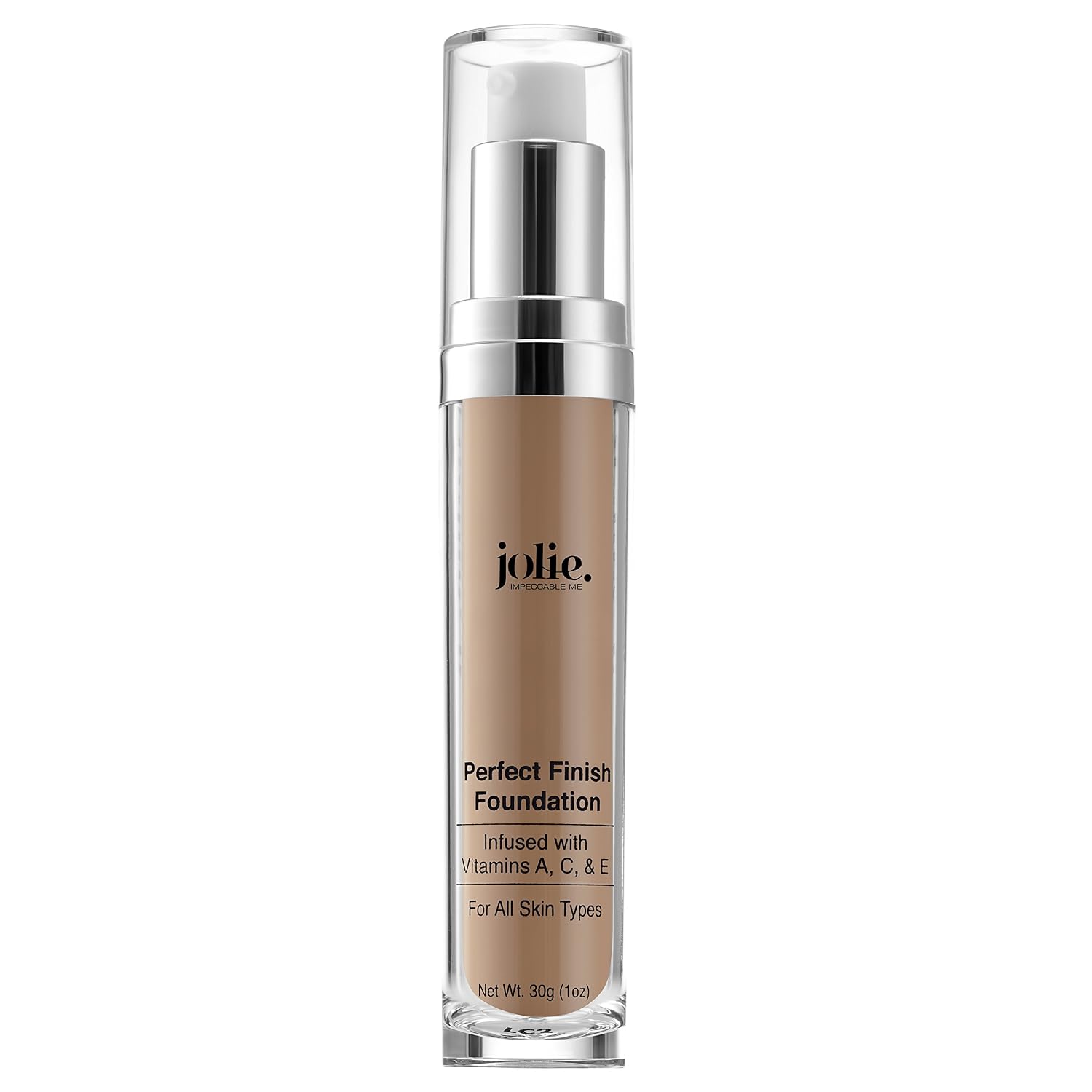 Jolie Perfect Finish Liquid Foundation Makeup SPF 15 Oil Free (MW4)