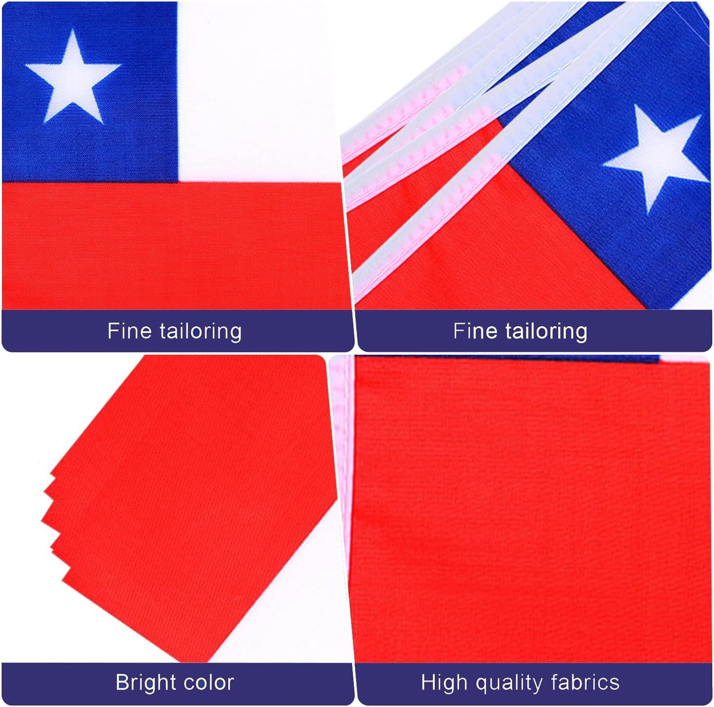 Nicaragua String Flags Banner Mini Small Nicaraguans Flag Bunting Patriotic Hanging Decor,National Holiday, Sports Game, Fiesta & Themed Party,18 Feet 20 Flags