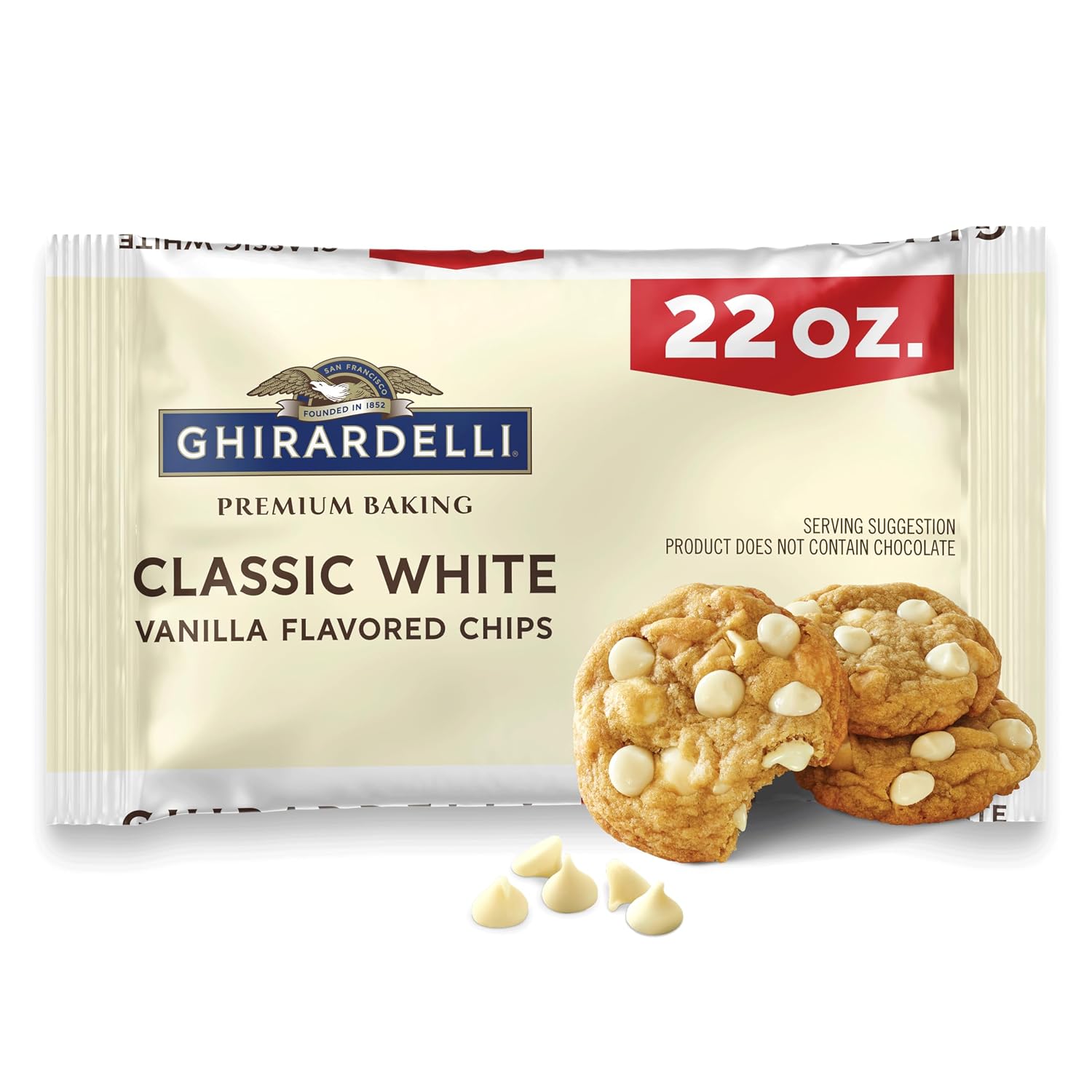 Ghirardelli, Baking Chips Semi Sweet, 12 Ounce