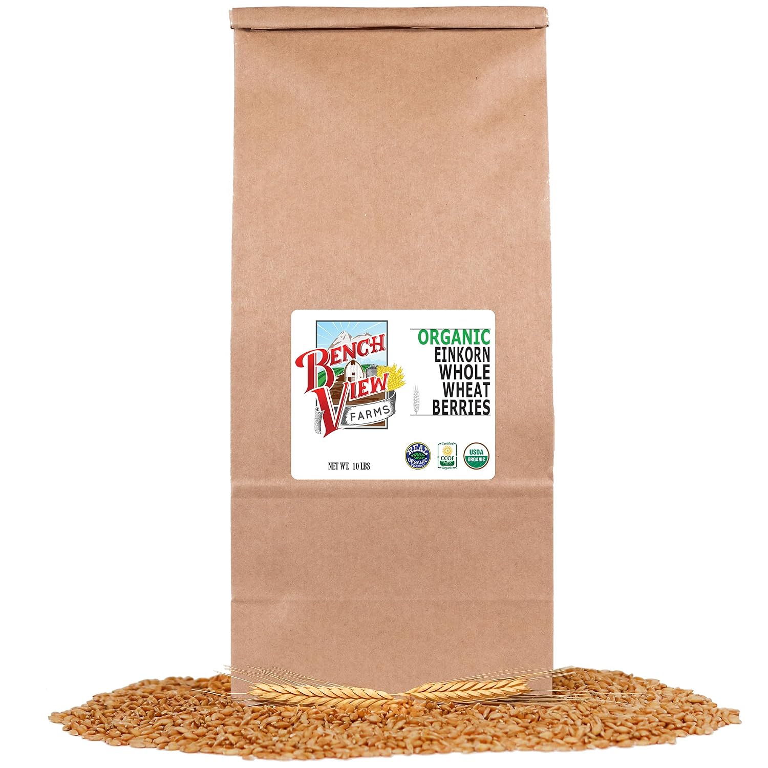 Organic Einkorn Wheat Berries - 3lbs