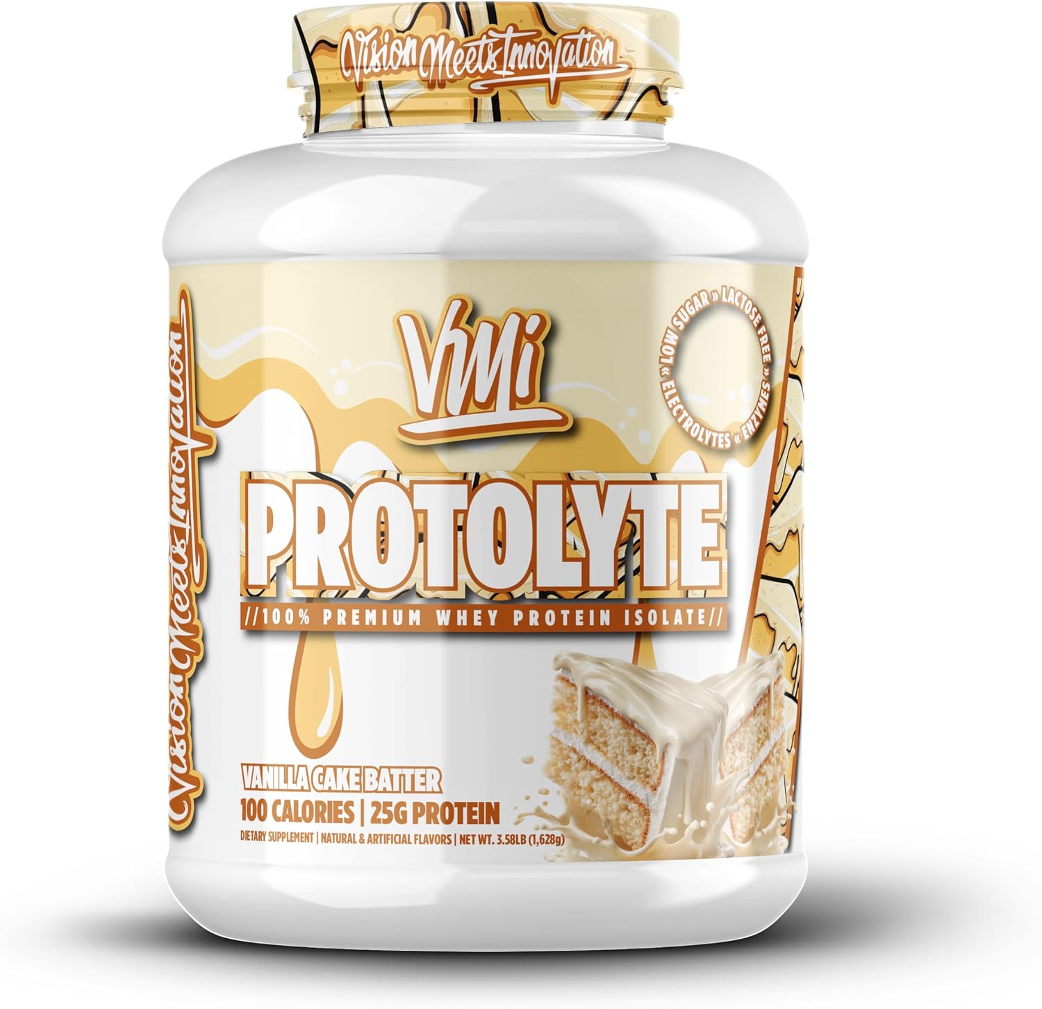 VMI Sports | ProtoLyte Whey Isolate Protein Powder | Low Calorie Whey for Weight Loss and Muscle Gain | Digestive Enzymes | Non-GMO (1.6 lb, Chocolate Fudge Cookie) | Premium whey isolate protein powder for smooth mixing in shakes smoothies and convenien…
