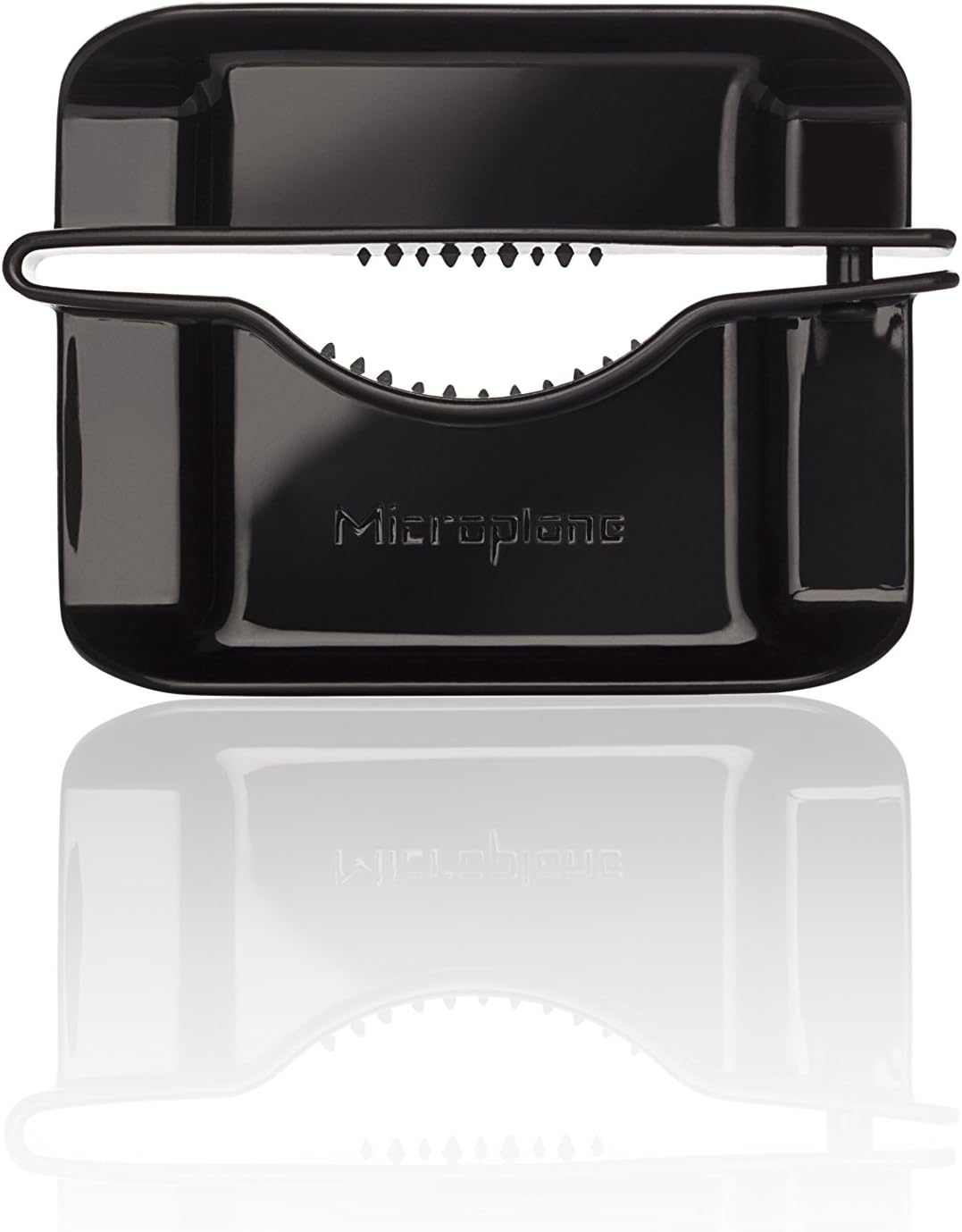 Microplane Adjustable Mandoline Slicer with V-Blade and Julienne Stainless Steel Blades, Handheld Mandoline for Potatoes, Carrots and Other Vegetables
