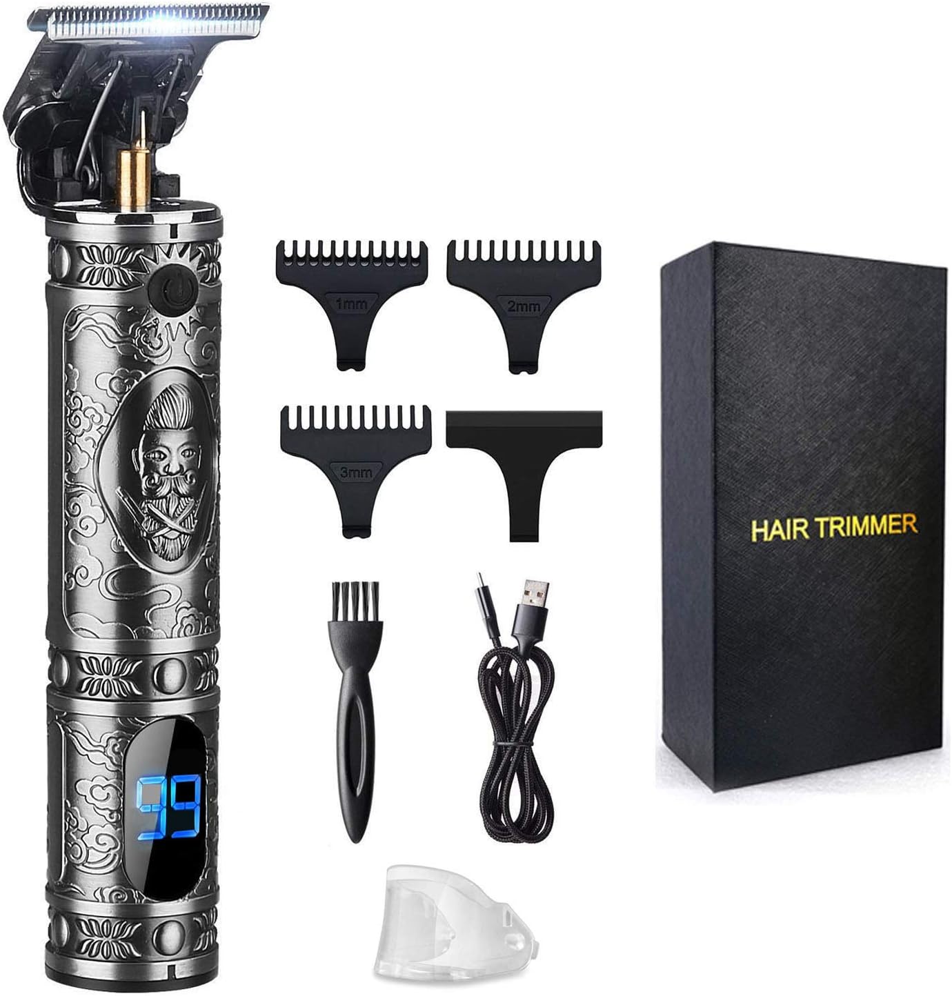 Suttik Hair Clippers for Men, Professional Hair & Beard Trimmer for Men, Mustache Trimmer T-Blade Hair Liner Edgers