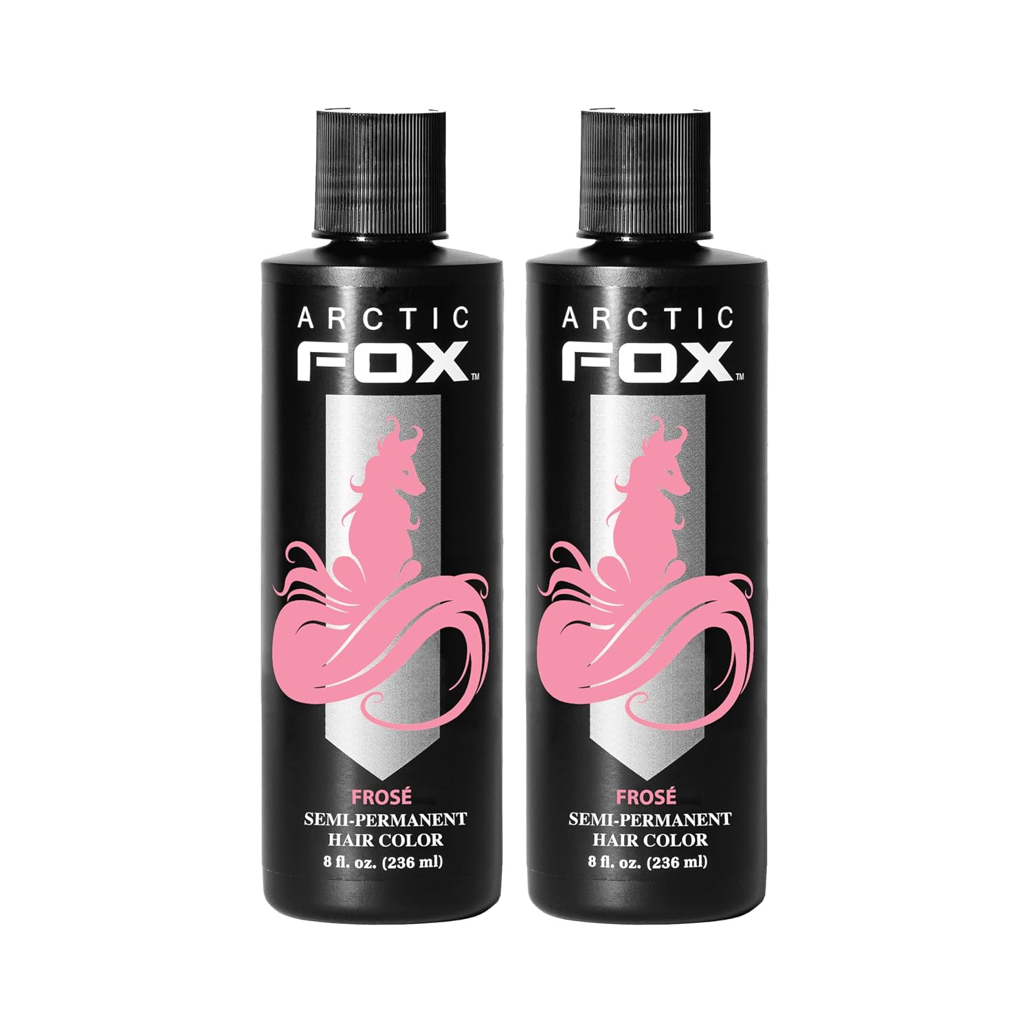 ARCTIC FOX Virgin Pink Semi-Permanent Hair Color - Vegan - 4 fl oz | Vivid and Vibrant, Cruelty Free, Ammonia Free, Peroxide Free, , Cream Formula