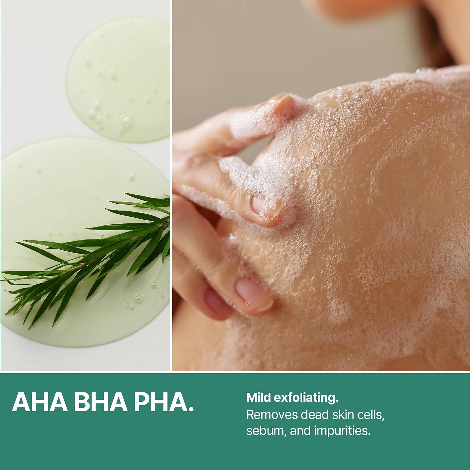 SOME BY MI AHA BHA PHA 30 Days Miracle Acne Clear Body Cleanser 13.5oz – Salicylic Acid & Tea Tree Acne Body Wash – Deep Cleansing