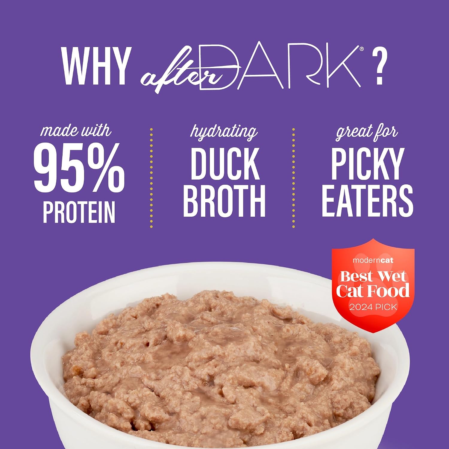 Tiki Cat After Dark Pate Wet Cat Food, Duck & Chicken Liver, 3 oz. Cans