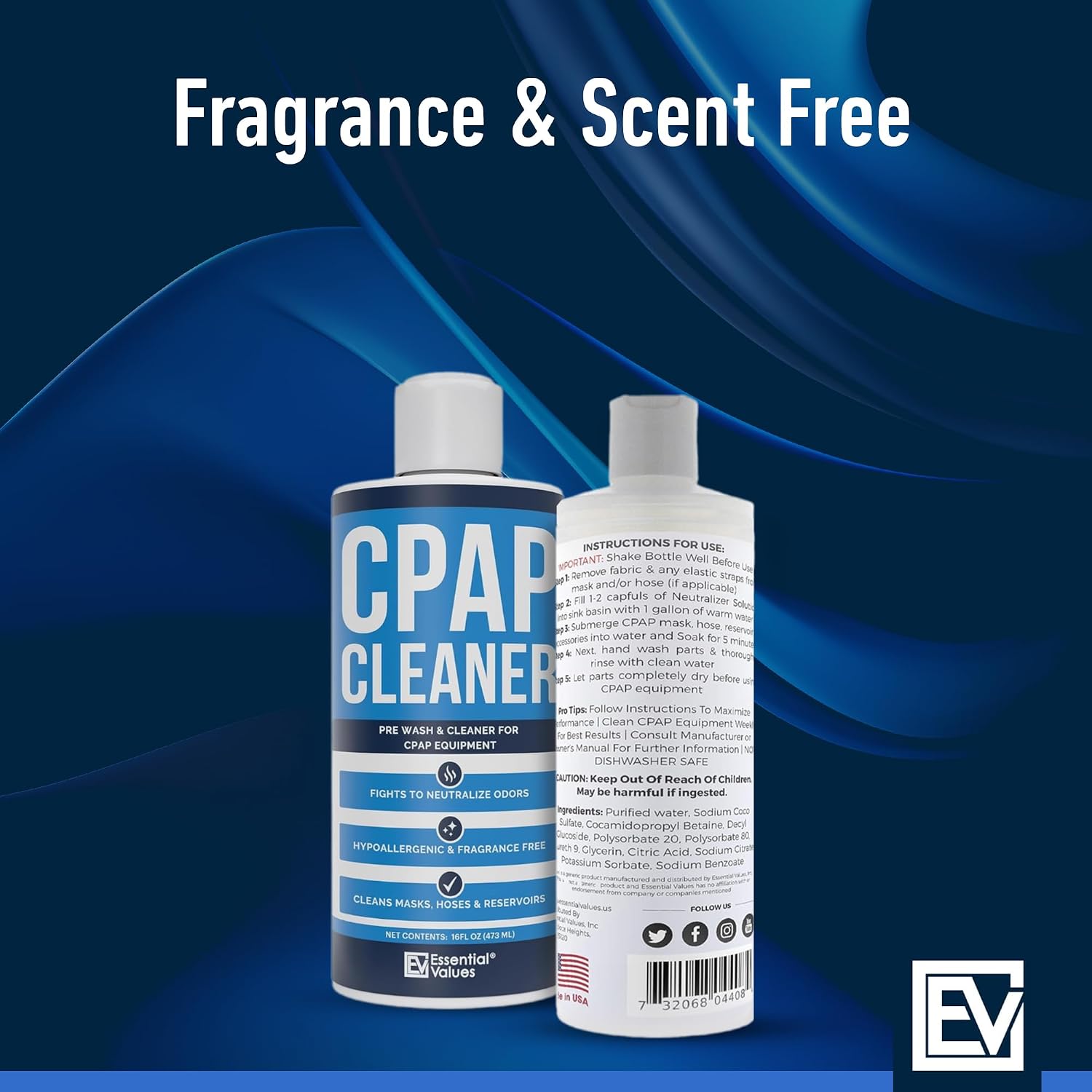 Essential Values CPAP Cleaner Pre-Wash