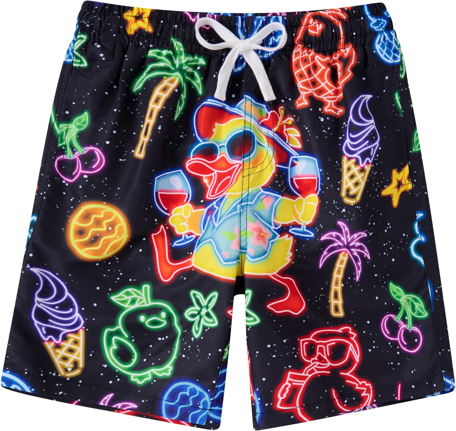 BFUSTYLE Boys Swim Trunks Mesh Lining Kids Bathing Suit 5-14 Years Shorts