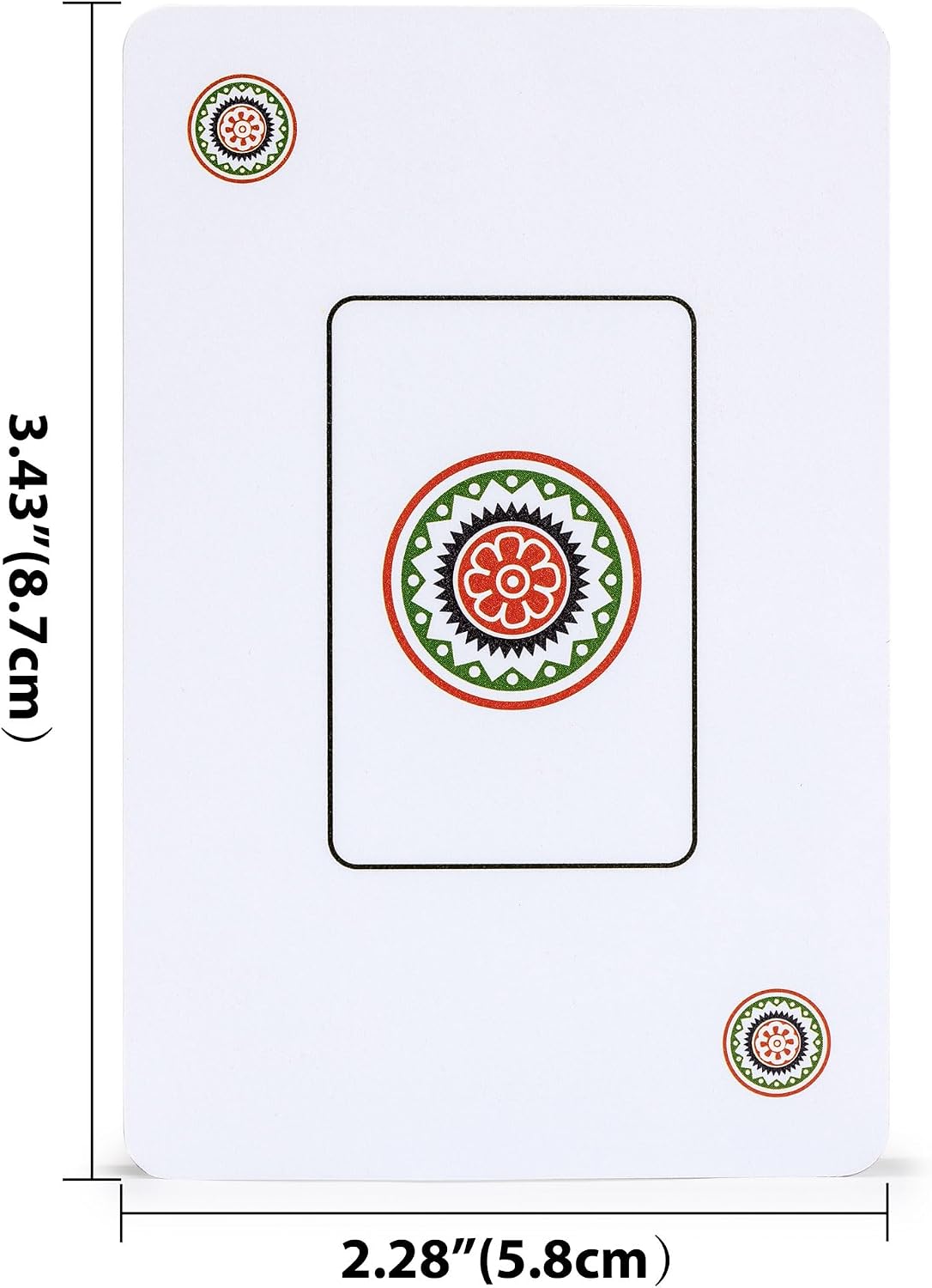 Yellow Mountain Imports Chinese Traditional Mahjong Playing Cards - 144 Card Set