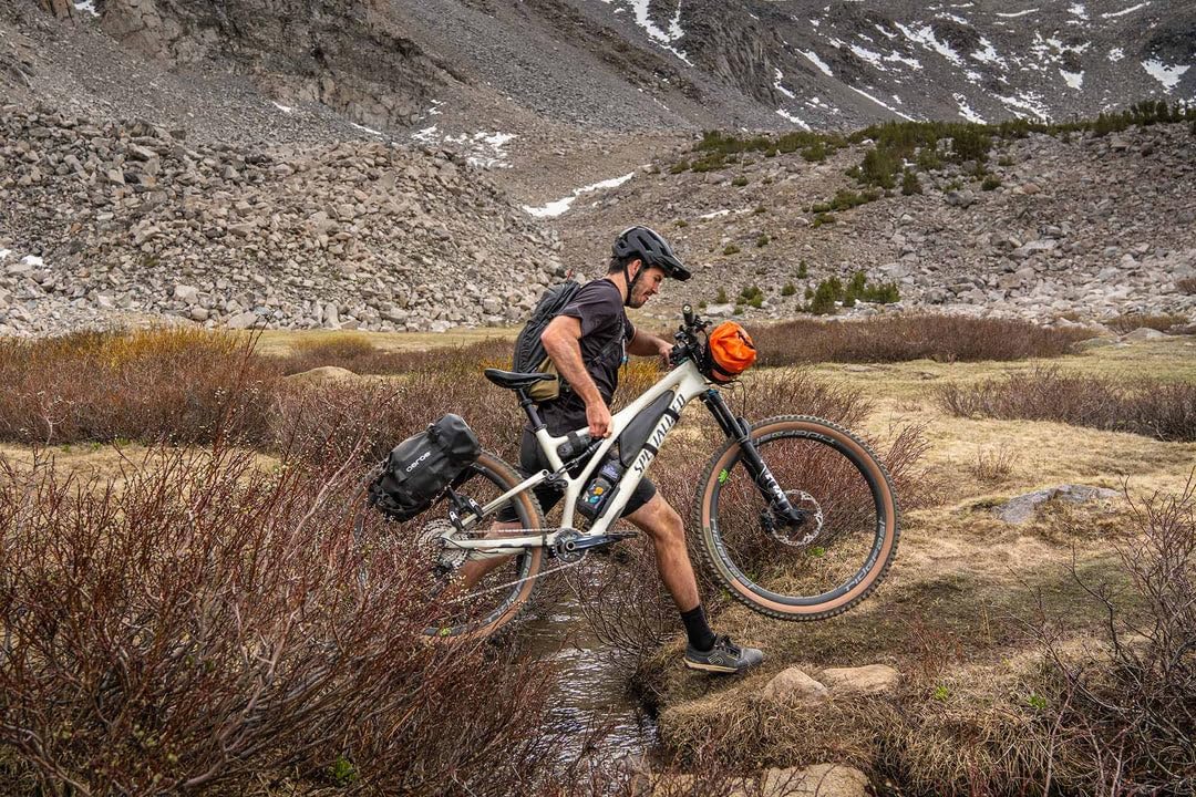 AEROE Spider Rear Bike Rack, Easy Install & Use, Fits All Mountain Bikes incl. E MTB, Gravel Bikes and Electric Bikes