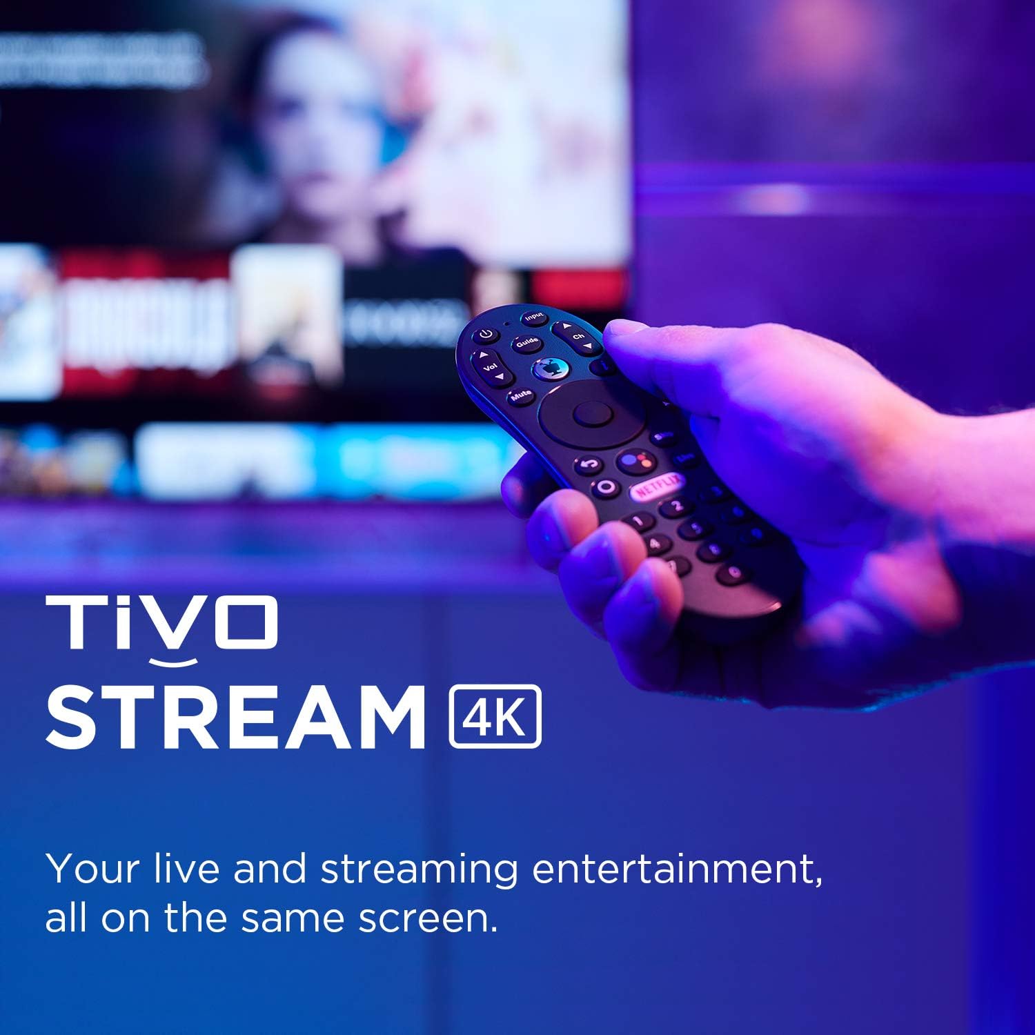TiVo Stream 4K – Every Streaming App and Live TV on One Screen – 4K UHD