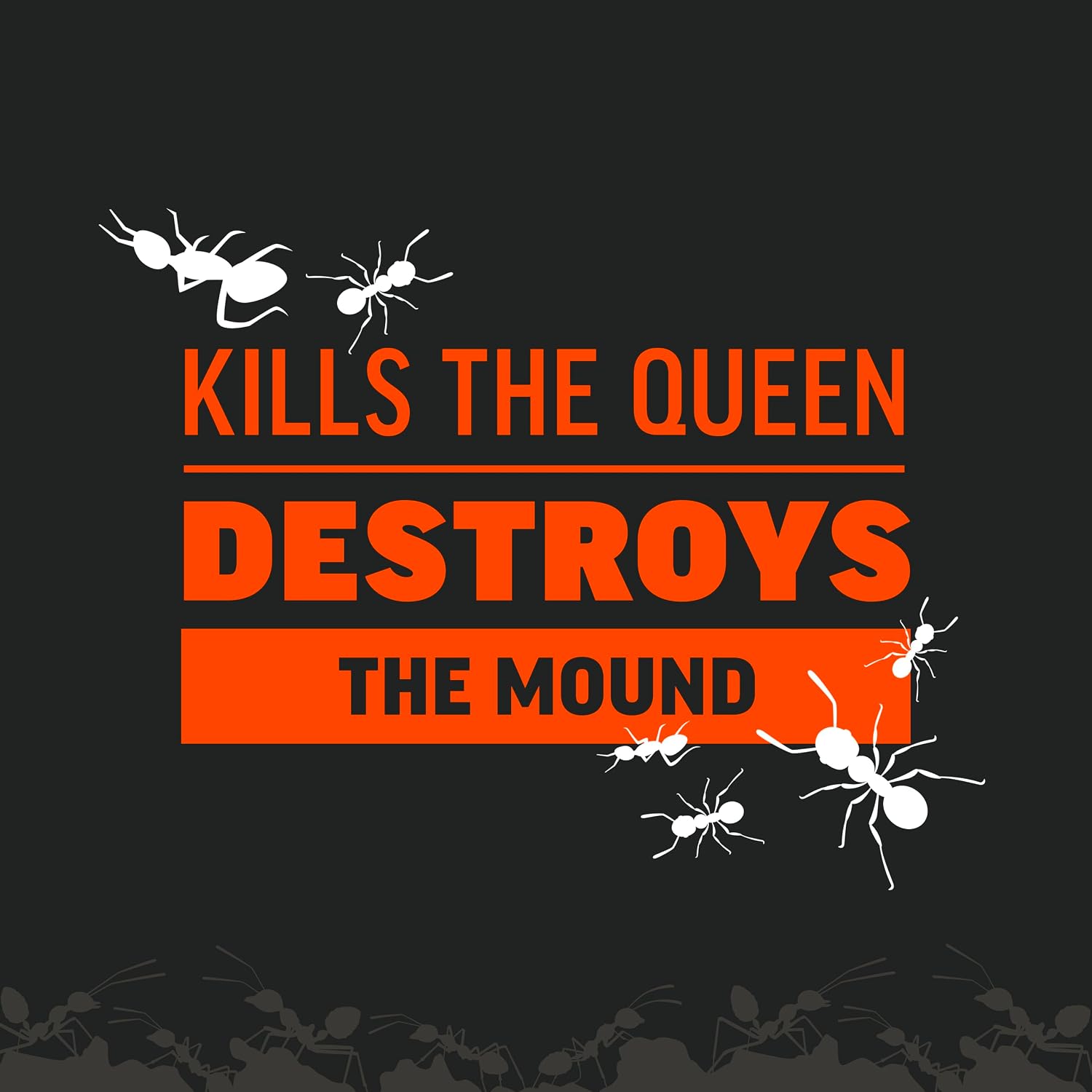 Amdro Fire Ant Killer for Mounds, 1 Lb | Dual-action fire ant killer granules, targets visible and hidden mounds, kills imported and native fire ants