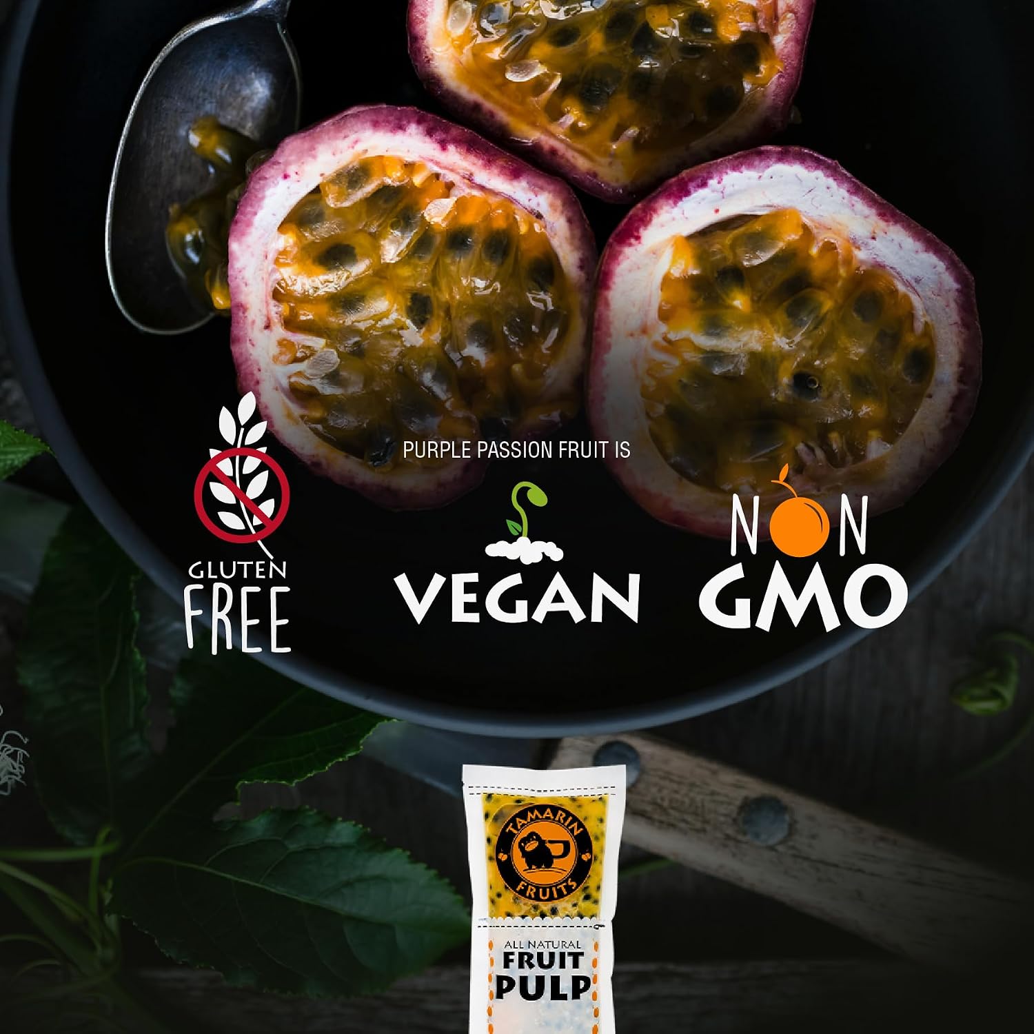 Tamarin Fruits All Natural Frozen Fruit Pulp perfect for Juicing, Cocktails, Smoothies, Desserts, and Baking, No Sugar Added, Gluten Free with No Preservatives, (Yellow Dragon fruit, 4lbs)