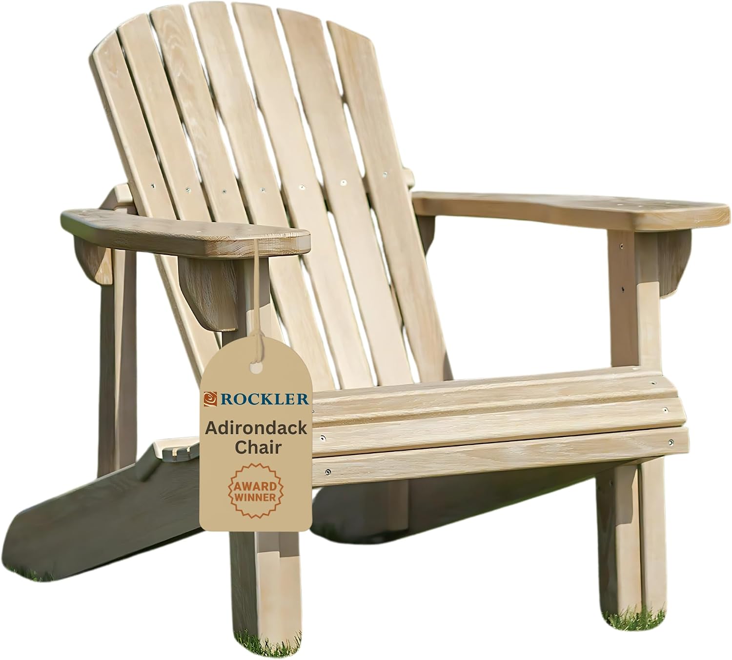 ROCKLER Adirondack Chair Plans with Cardboard Templates
