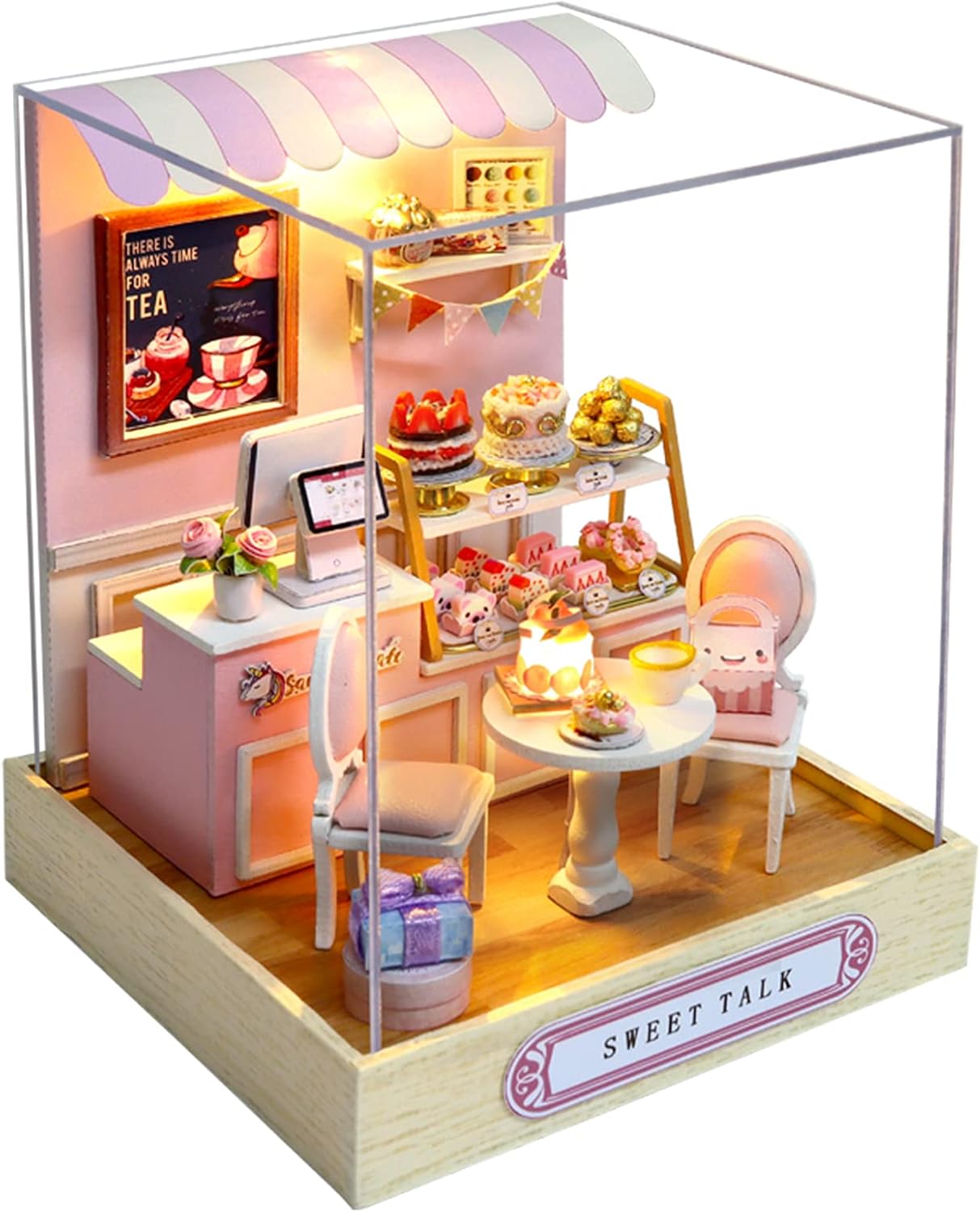 CUTEROOM DIY Doll Room Miniature Furniture Wooden House Kit-Study Room