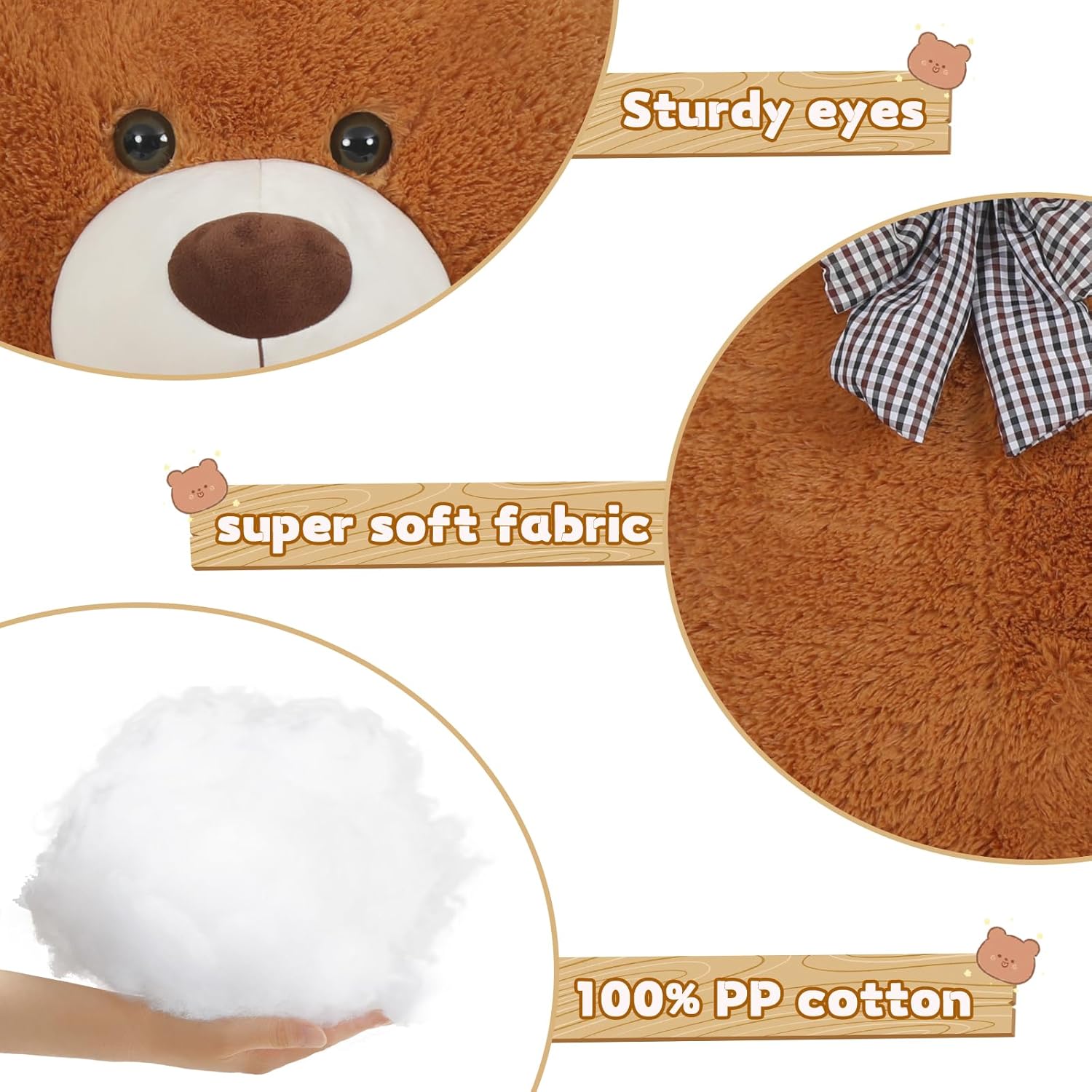 Toys Studio 47 Inch Big Teddy Bear Giant Stuffed Animal for Girls