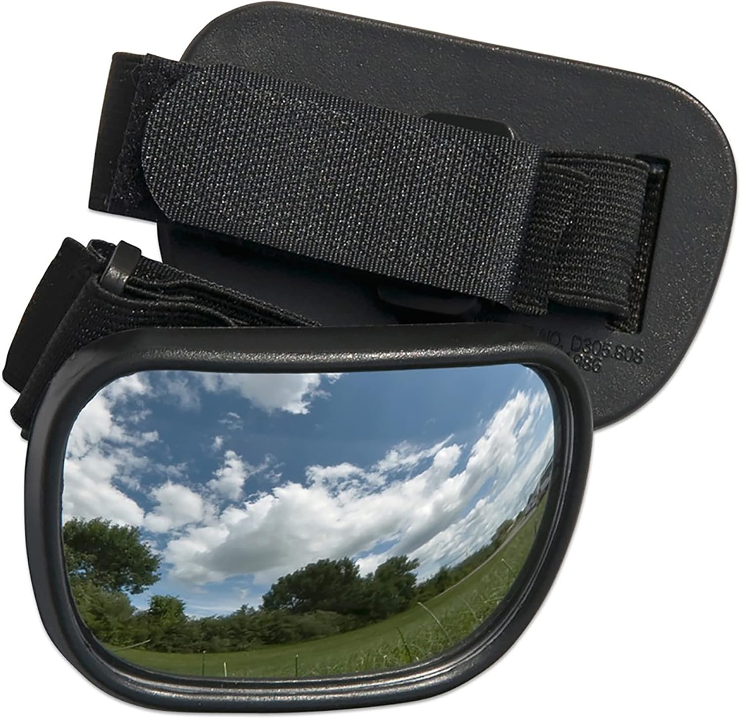 Raider R25 3.5" x 2.25" Powersports Velcro Hand Mirror for Motorcycle/Snowmobile/ATV/UTV/PWC (Single)