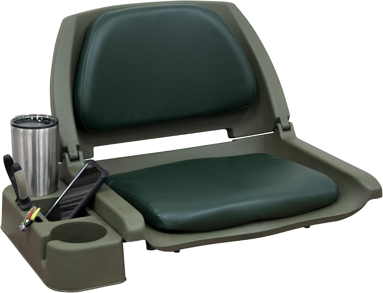 Wise 8WD139 Series Molded Fishing Boat Seat with Marine Grade Cushion Pads