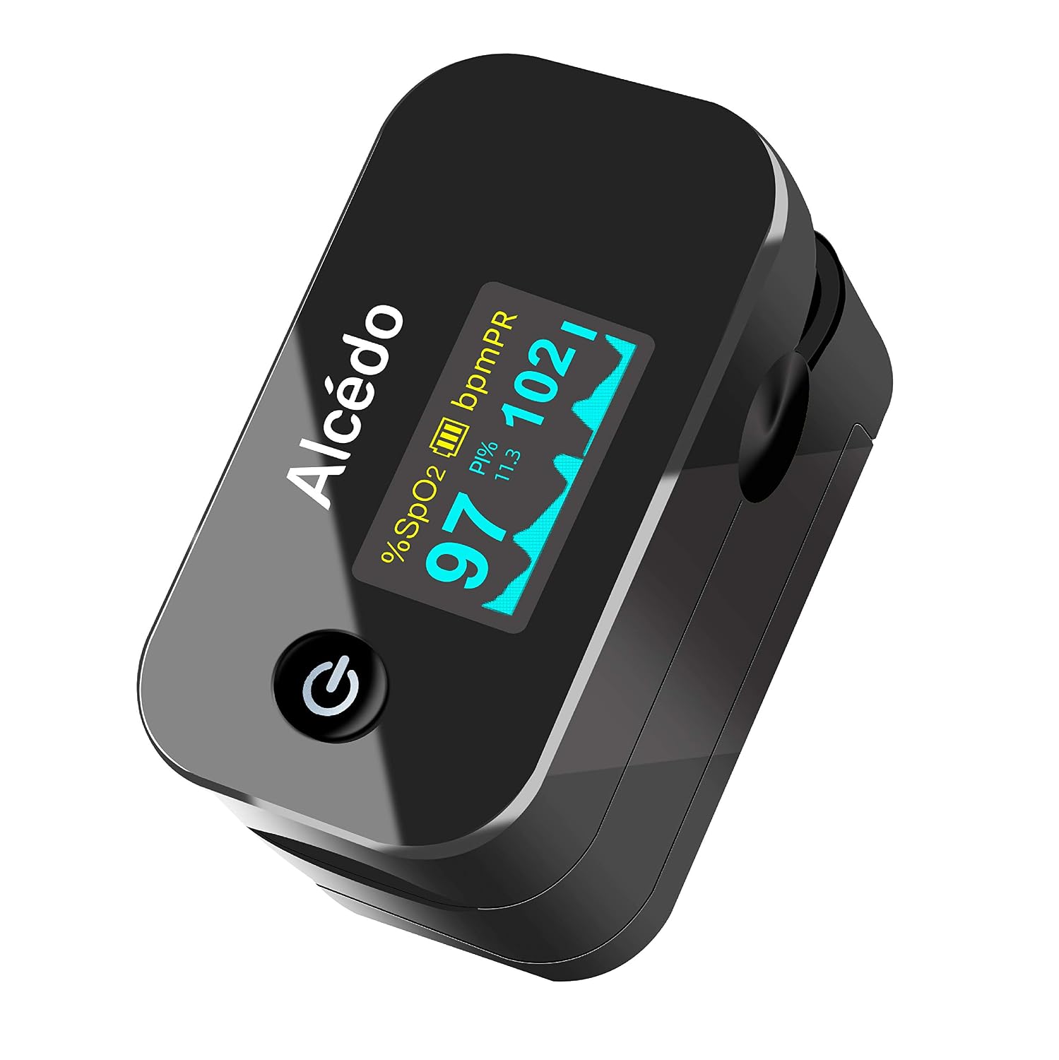 Alcedo Pulse Oximeter Fingertip, SpO2 & Heart Rate Monitor